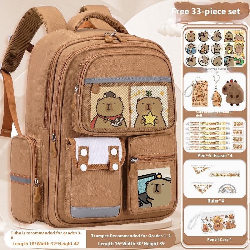 Elementary School Cartoon Backpack