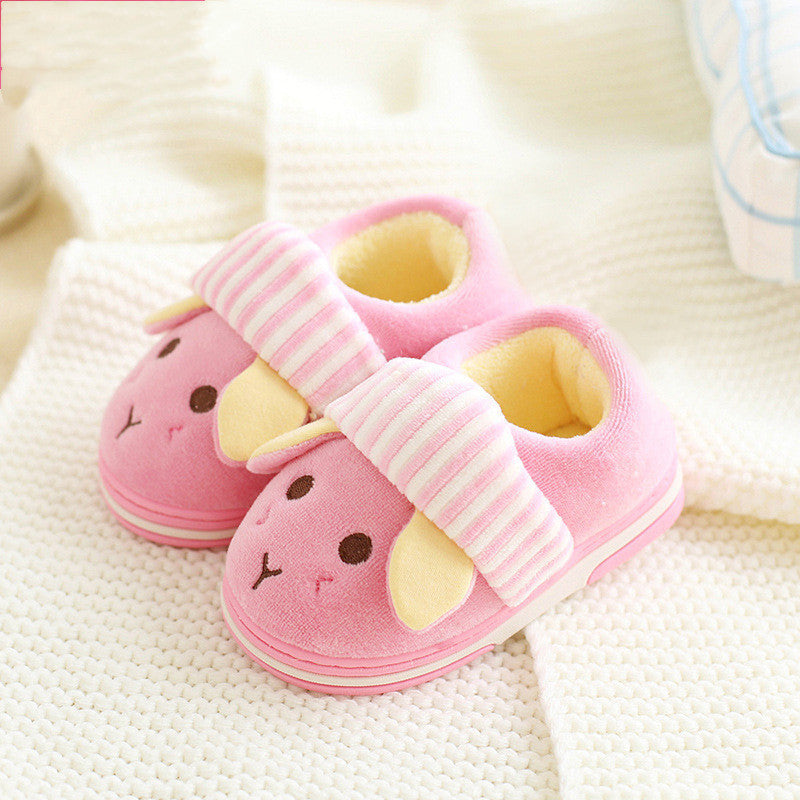 Cute Rabbit Warm Indoor Plush Shoes