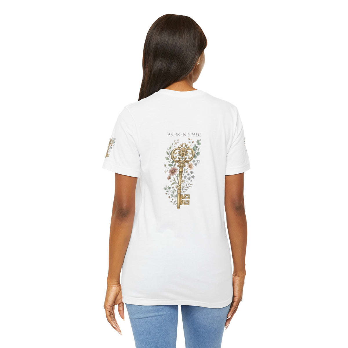 Vintage Floral Key T-Shirt