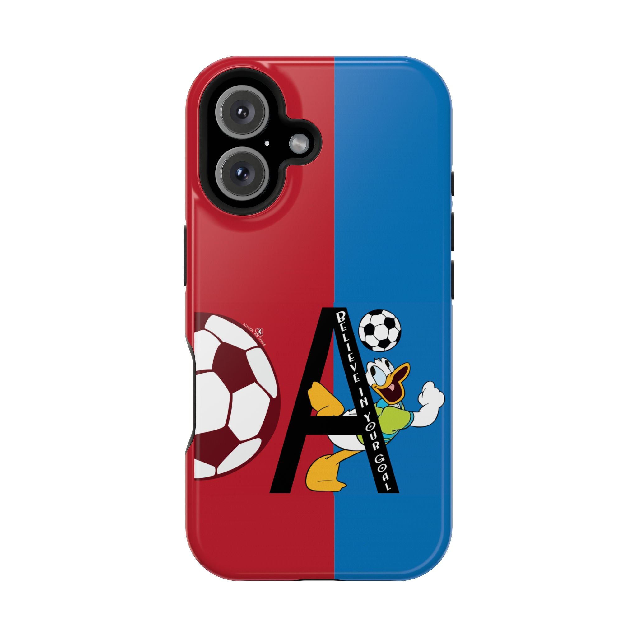 Soccer Initial A Magnetic Impact-Resistant Phone Case