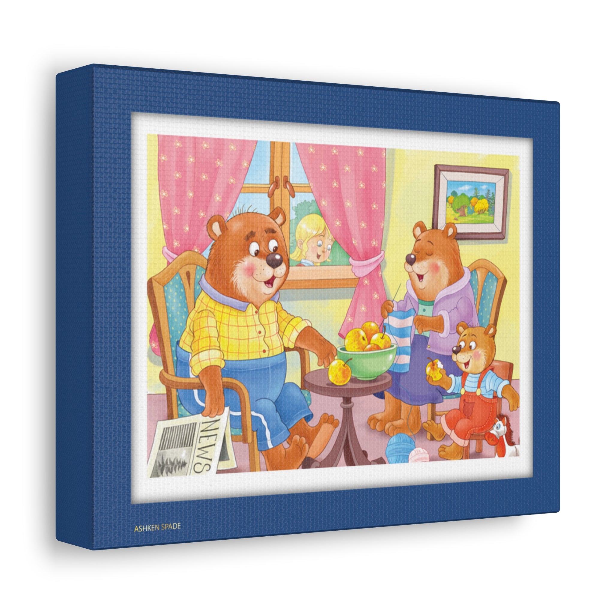 Three Bears Canvas