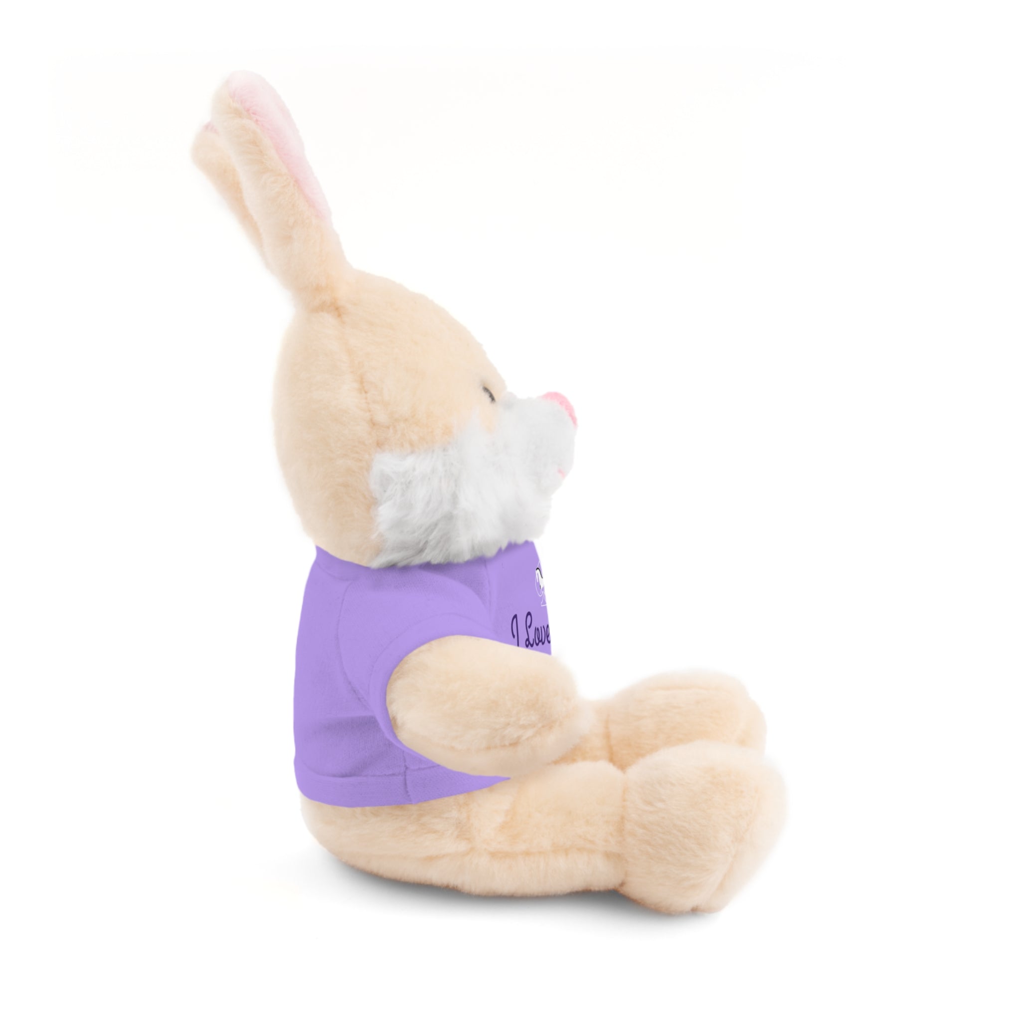 Personalized Teddy Bear with "I Love You" Tee