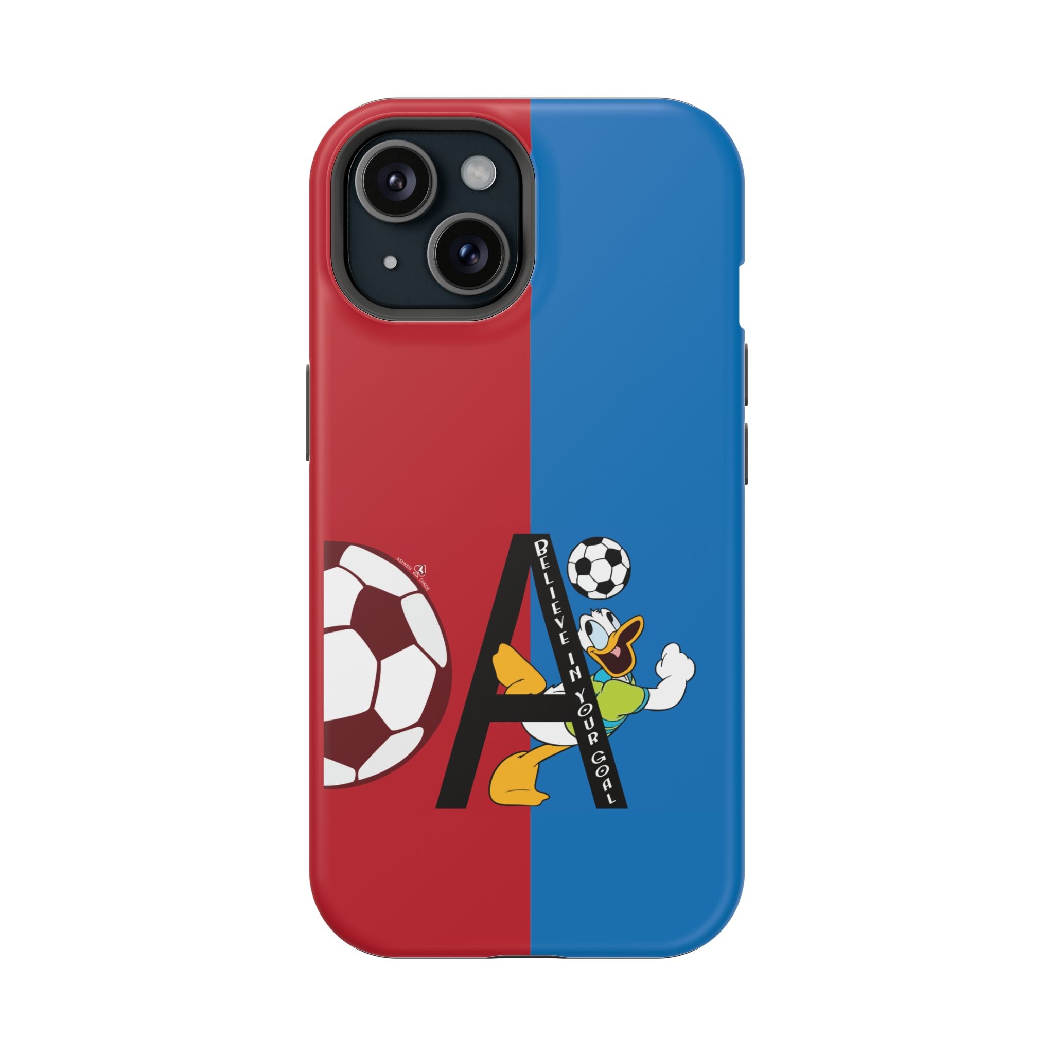 Soccer Initial A Magnetic Impact-Resistant Phone Case