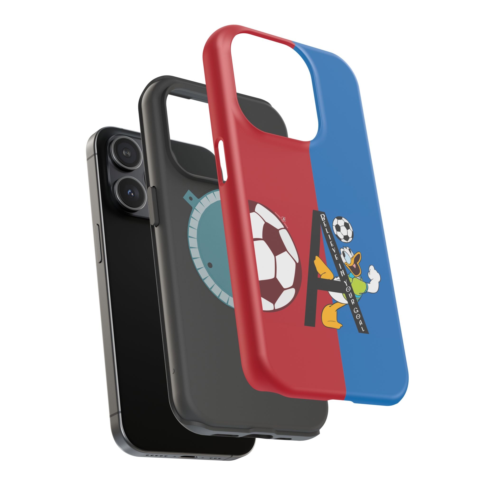Soccer Initial A Magnetic Impact-Resistant Phone Case