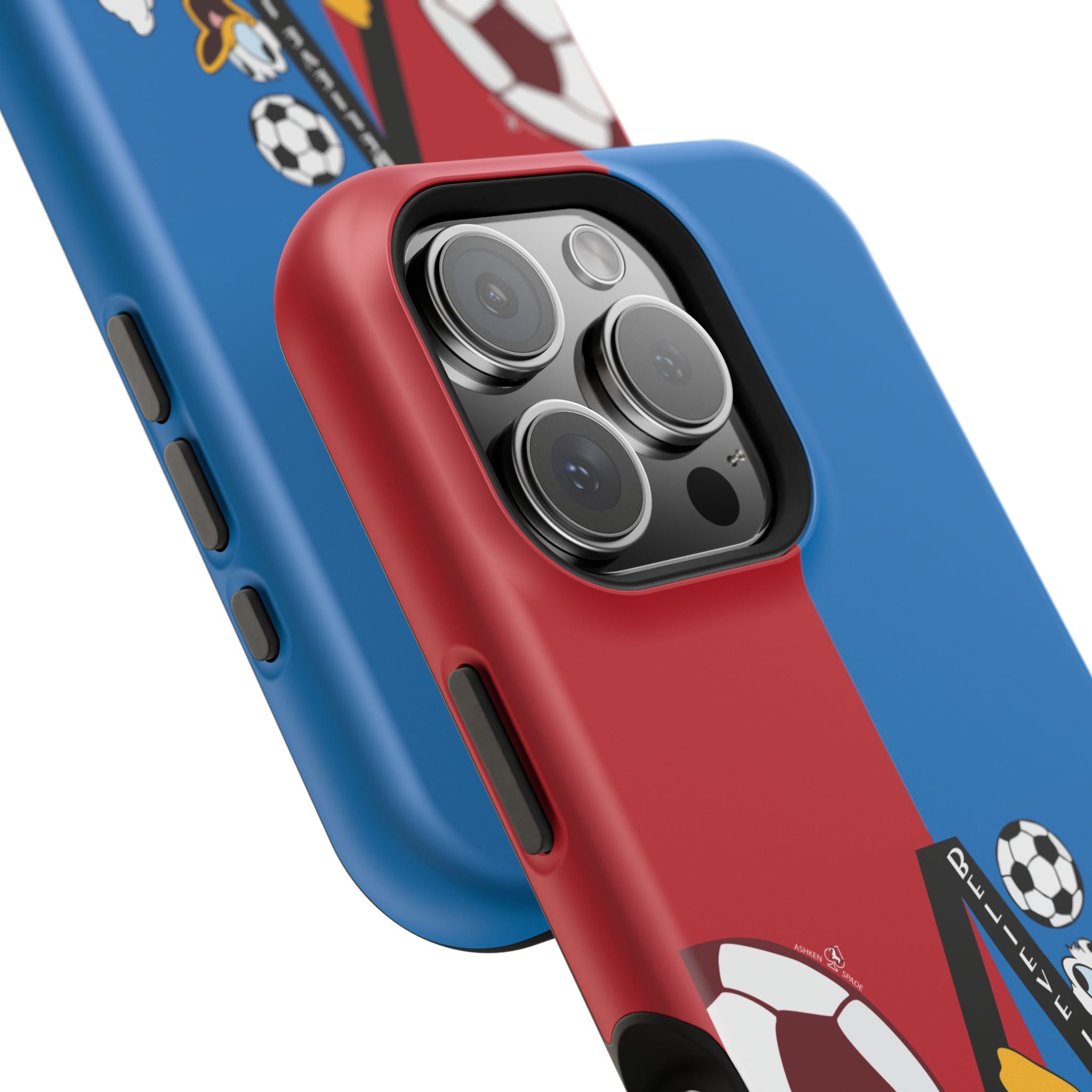 Soccer Initial A Magnetic Impact-Resistant Phone Case