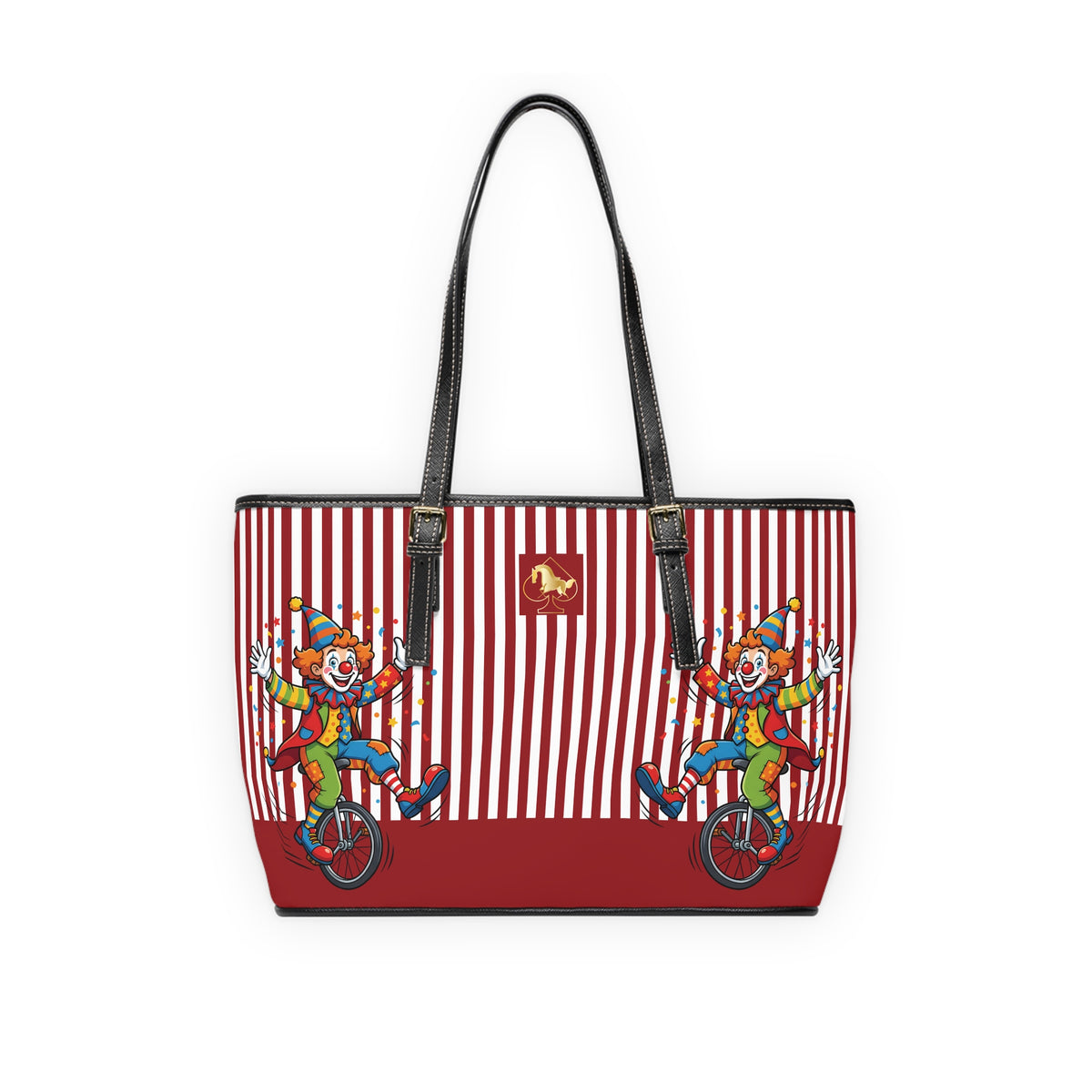 Circus  Red and White Striped Shoulder Bag