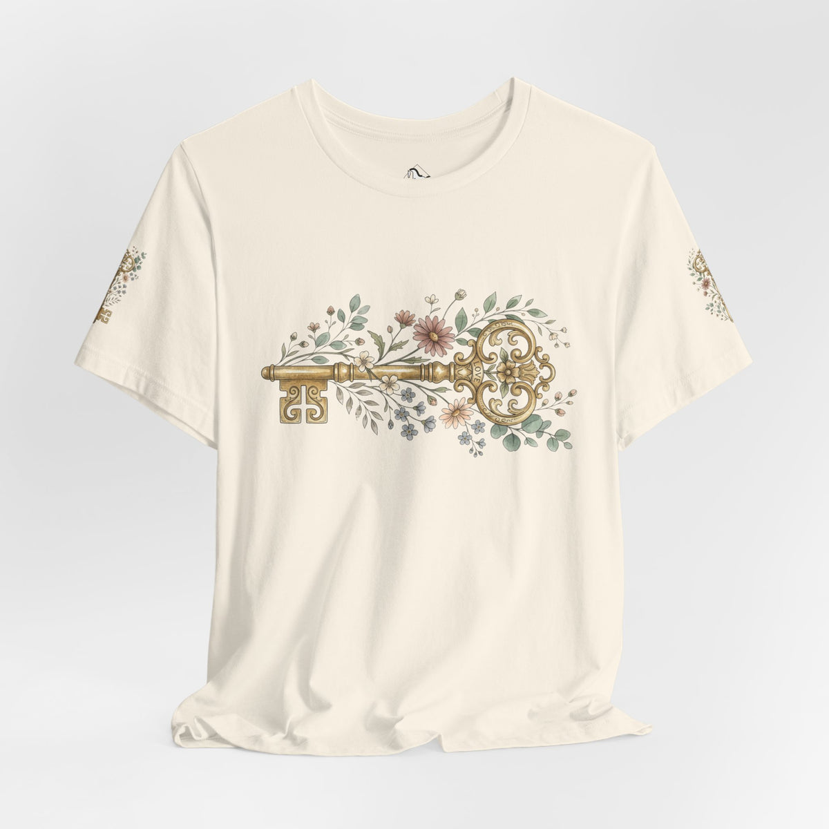 Vintage Floral Key T-Shirt