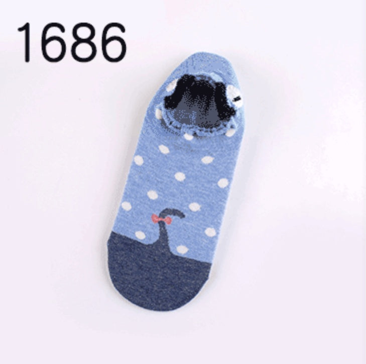 Cute Animals Cotton Short Socks Socks