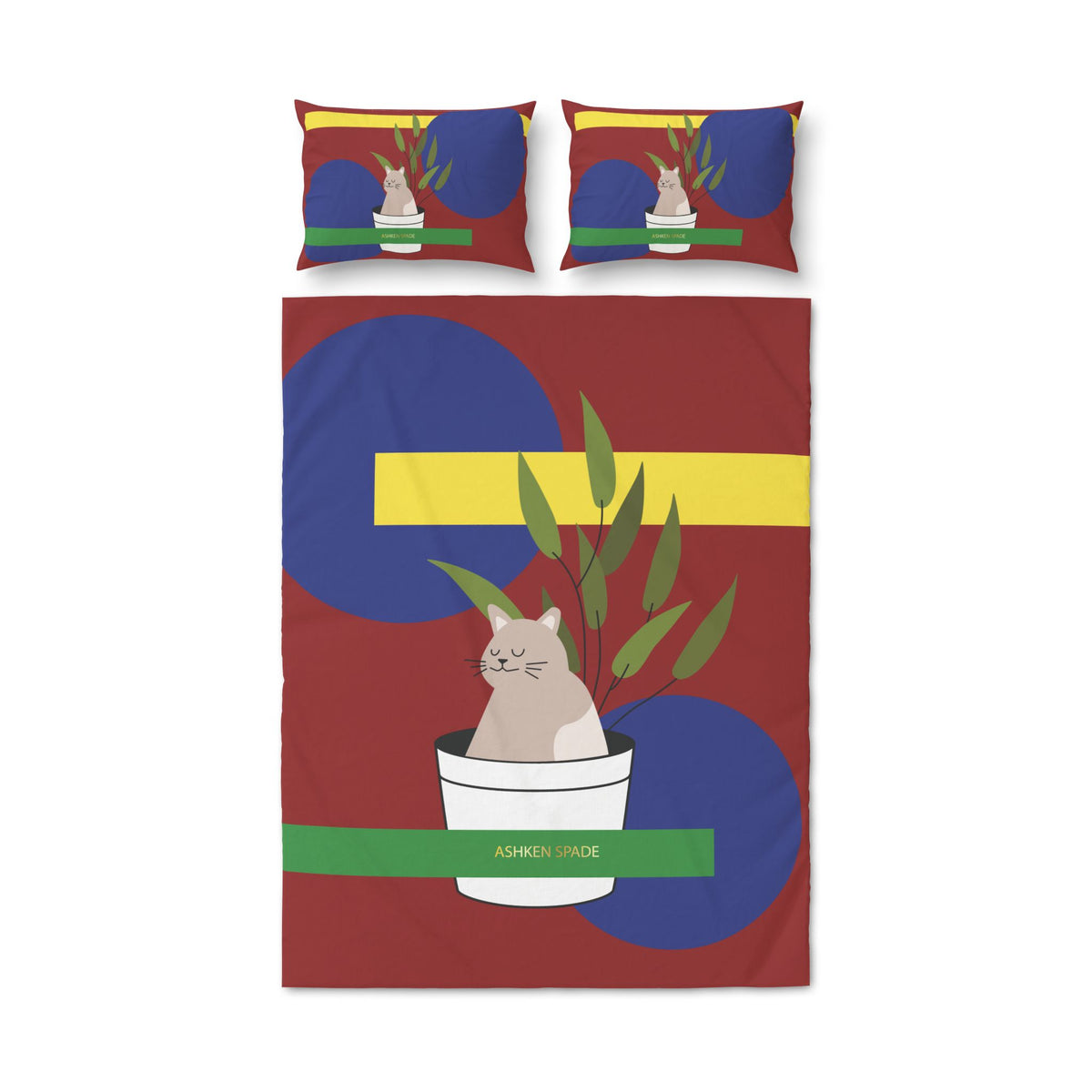Cat Plant Duvet Cover & Pillowcases