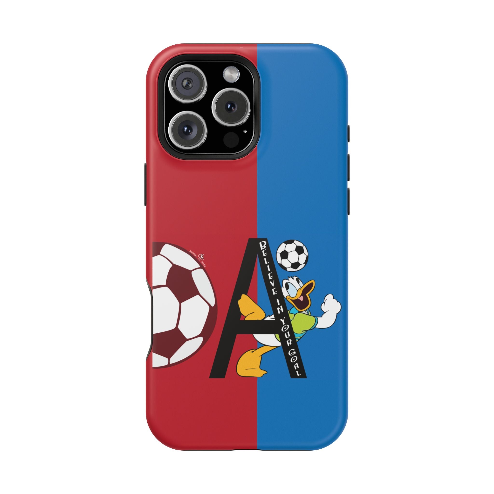 Soccer Initial A Magnetic Impact-Resistant Phone Case