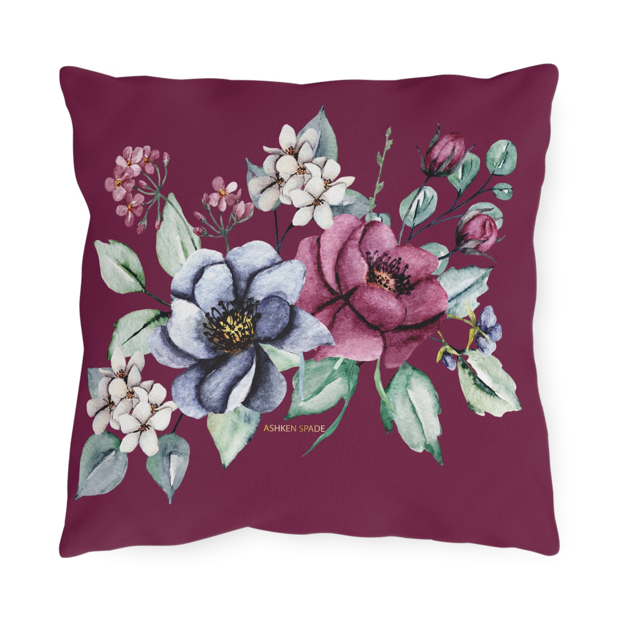 Red & Cushion green cushion