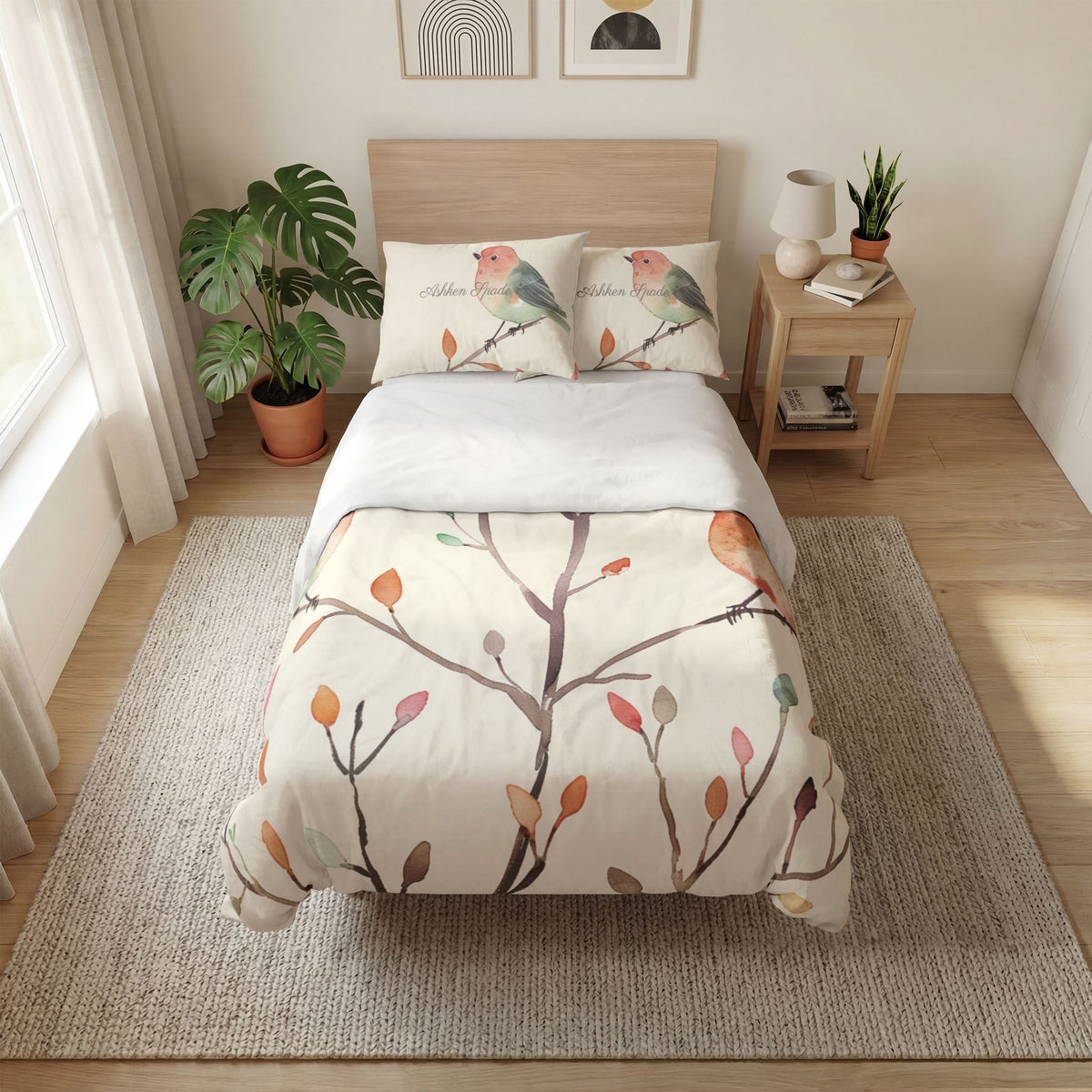 Birds on Branches Quilt Cover Set