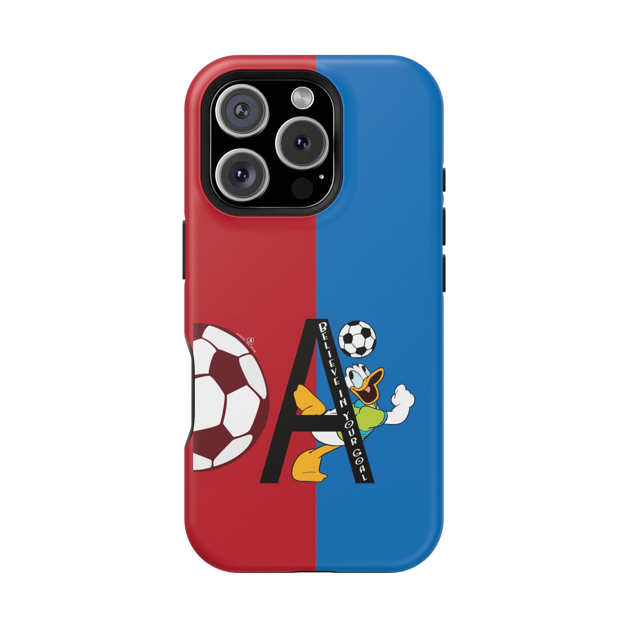 Soccer Initial A Magnetic Impact-Resistant Phone Case