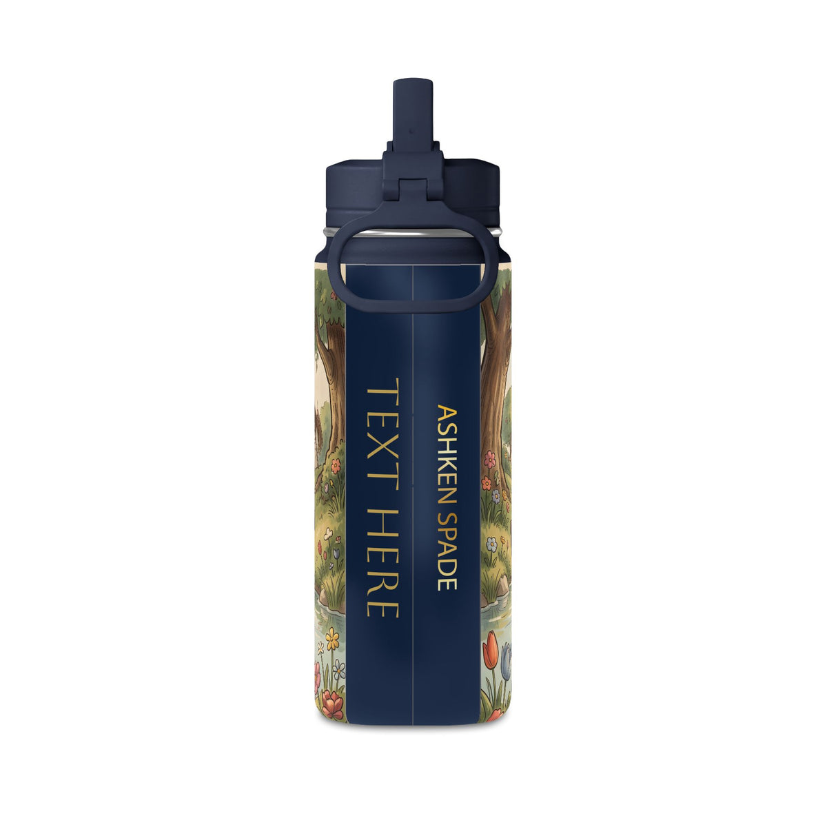 Duck Couple Mini Water Bottle(20oz)