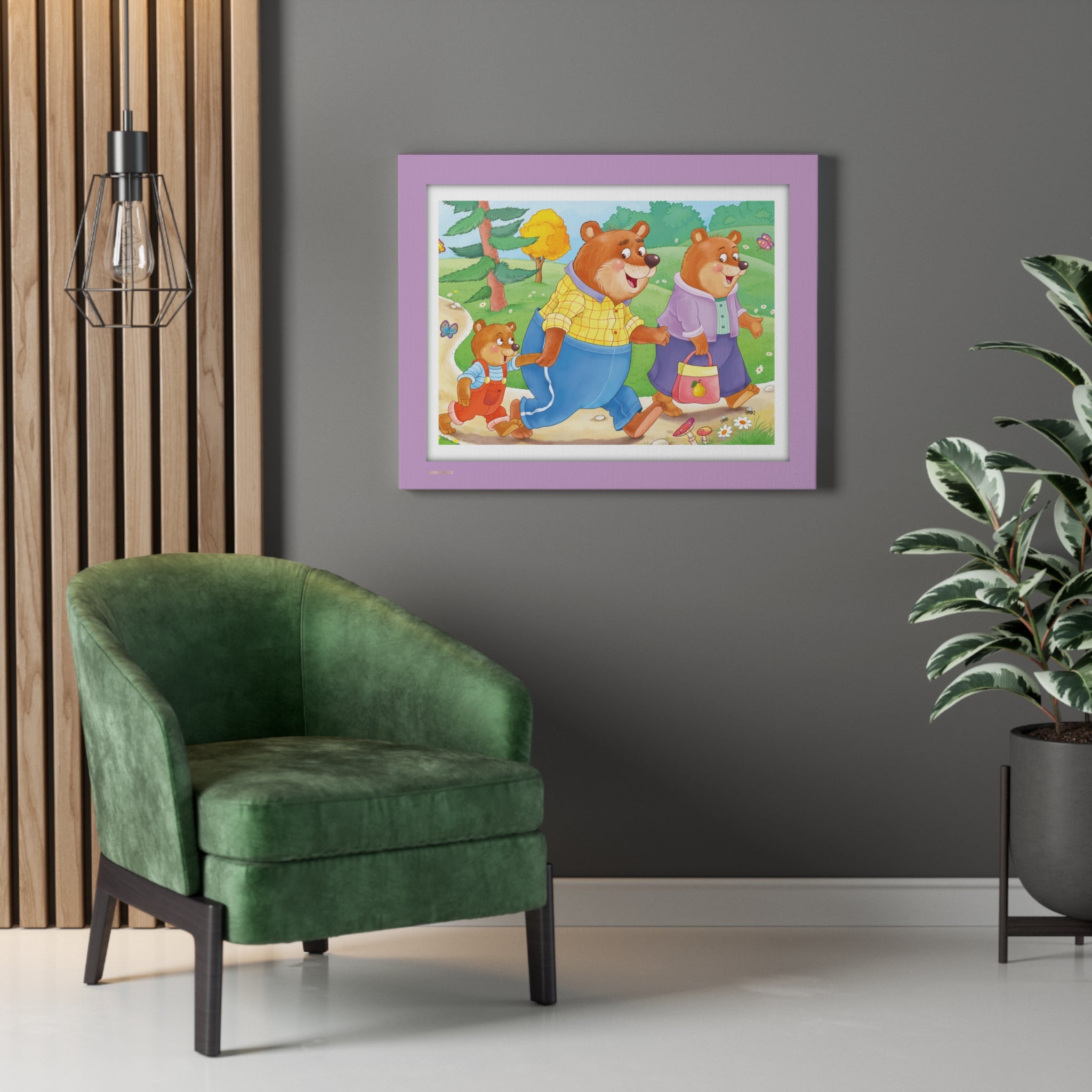 Three Bears Canvas