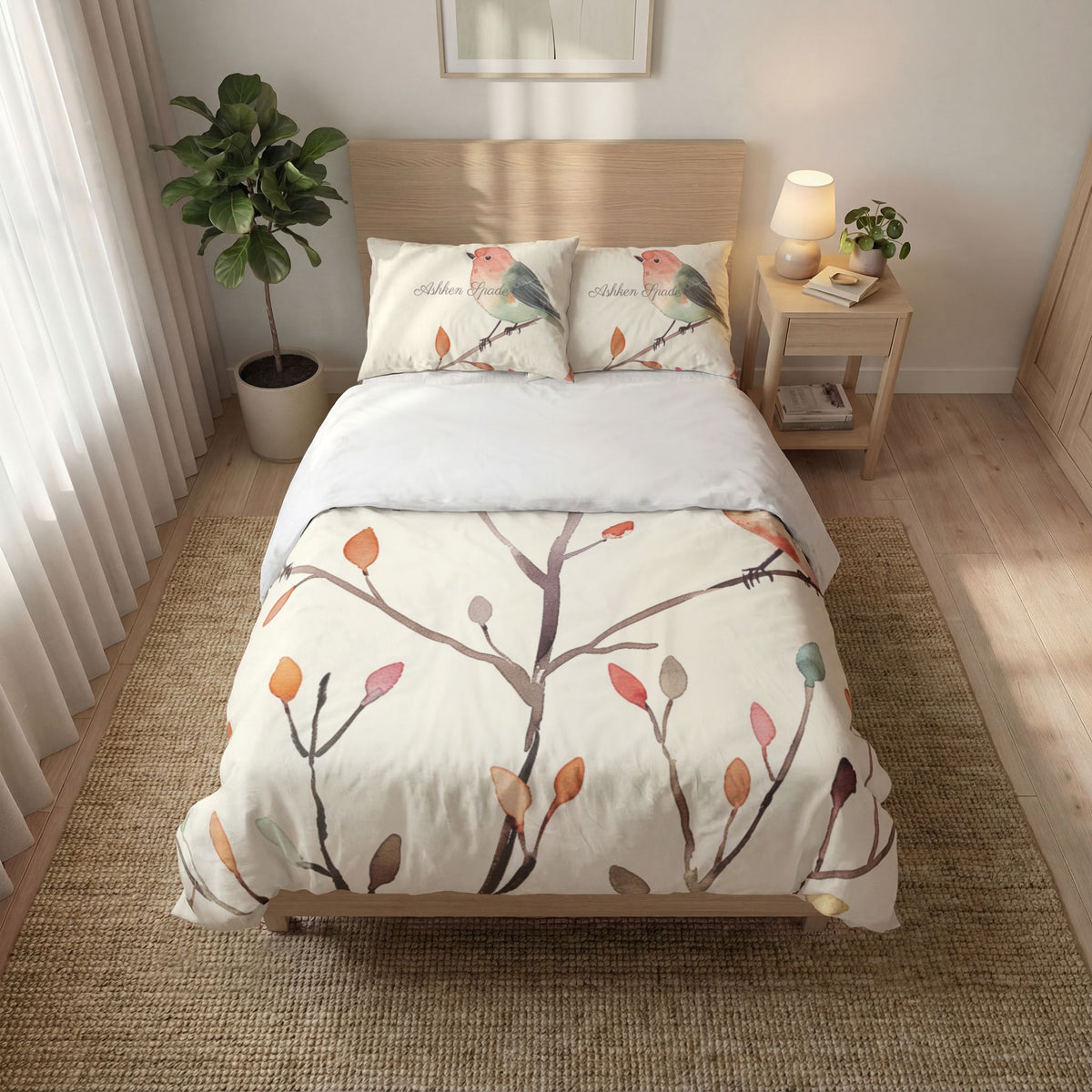 Birds on Branches Quilt Cover Set