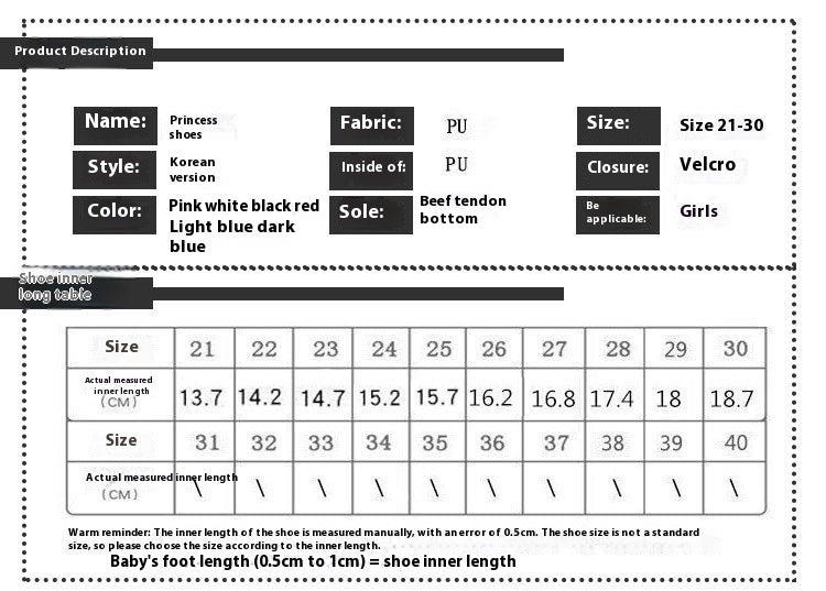 Elegant Bow Leather Girls Shoes