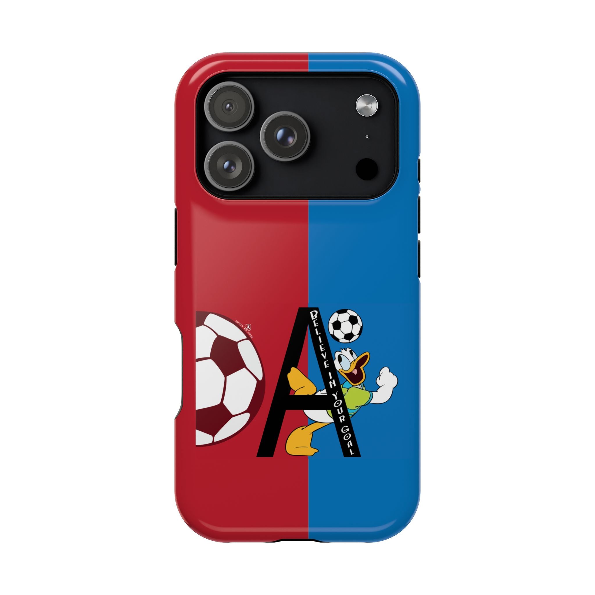 Soccer Initial A Magnetic Impact-Resistant Phone Case