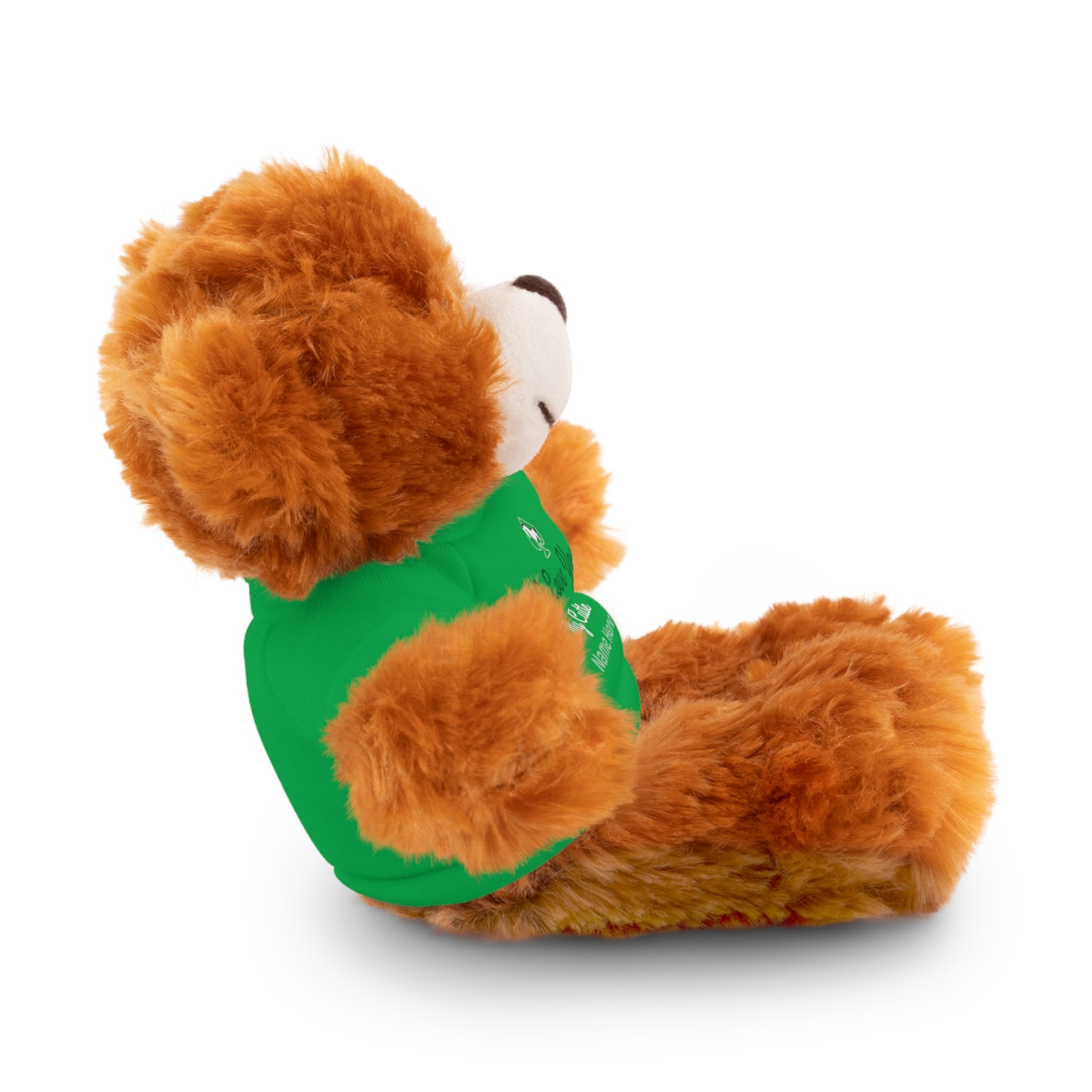 Personalized Teddy Bear with "I Love You" Tee