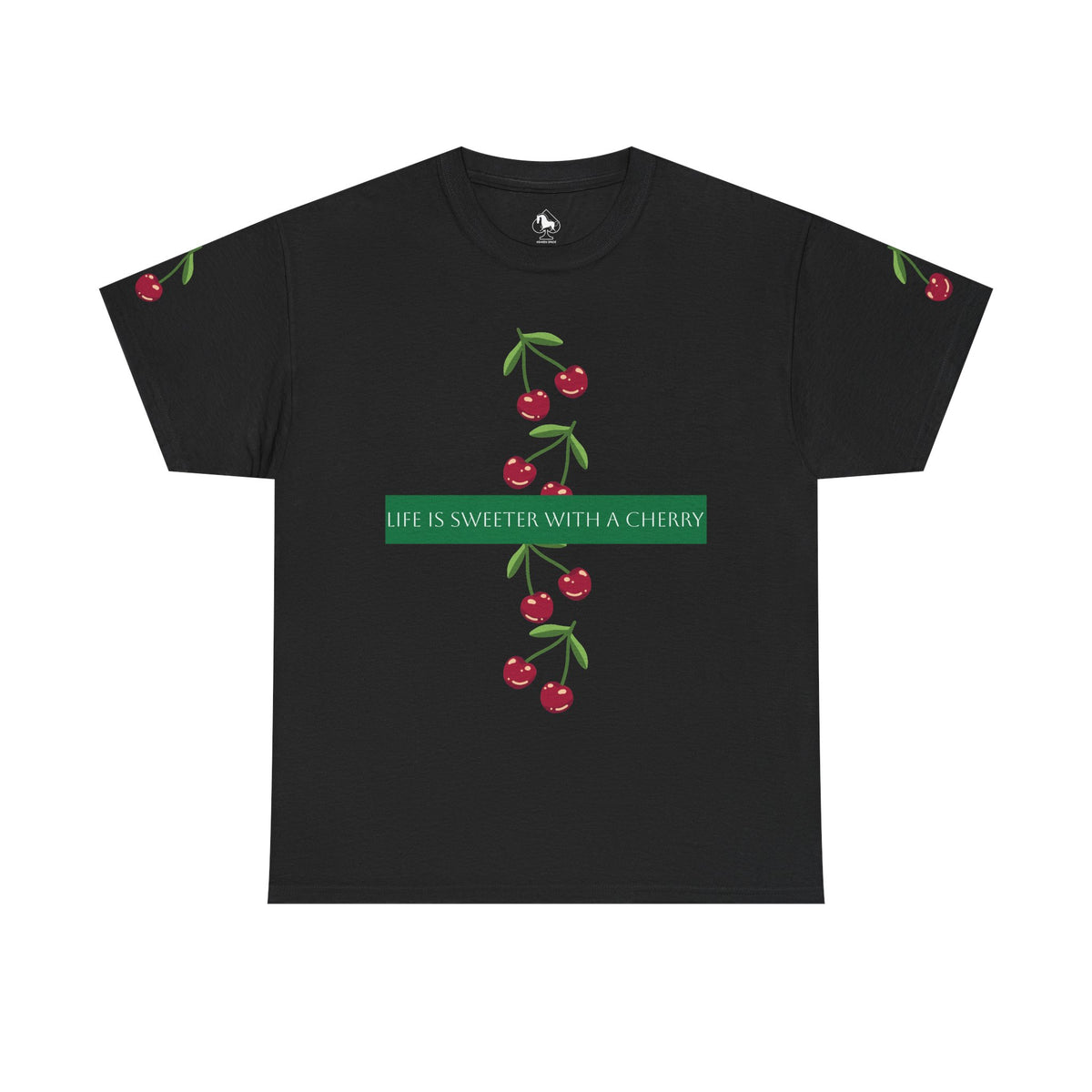 "Life Is Sweeter With A Cherry" Casual T‑Shirt