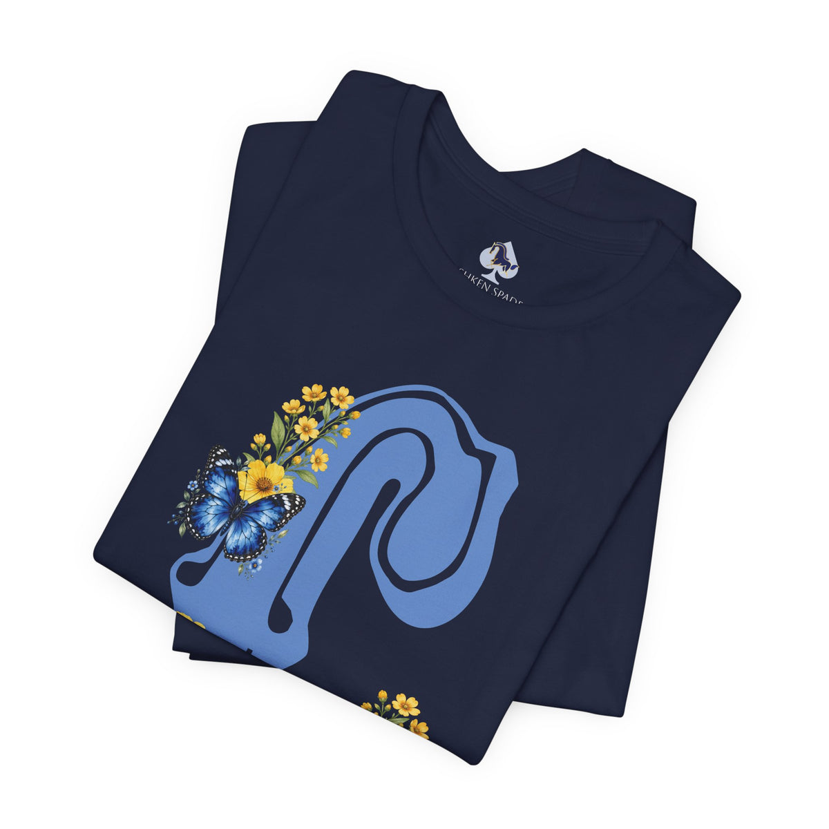 Floral Letter C Monogram T-Shirt