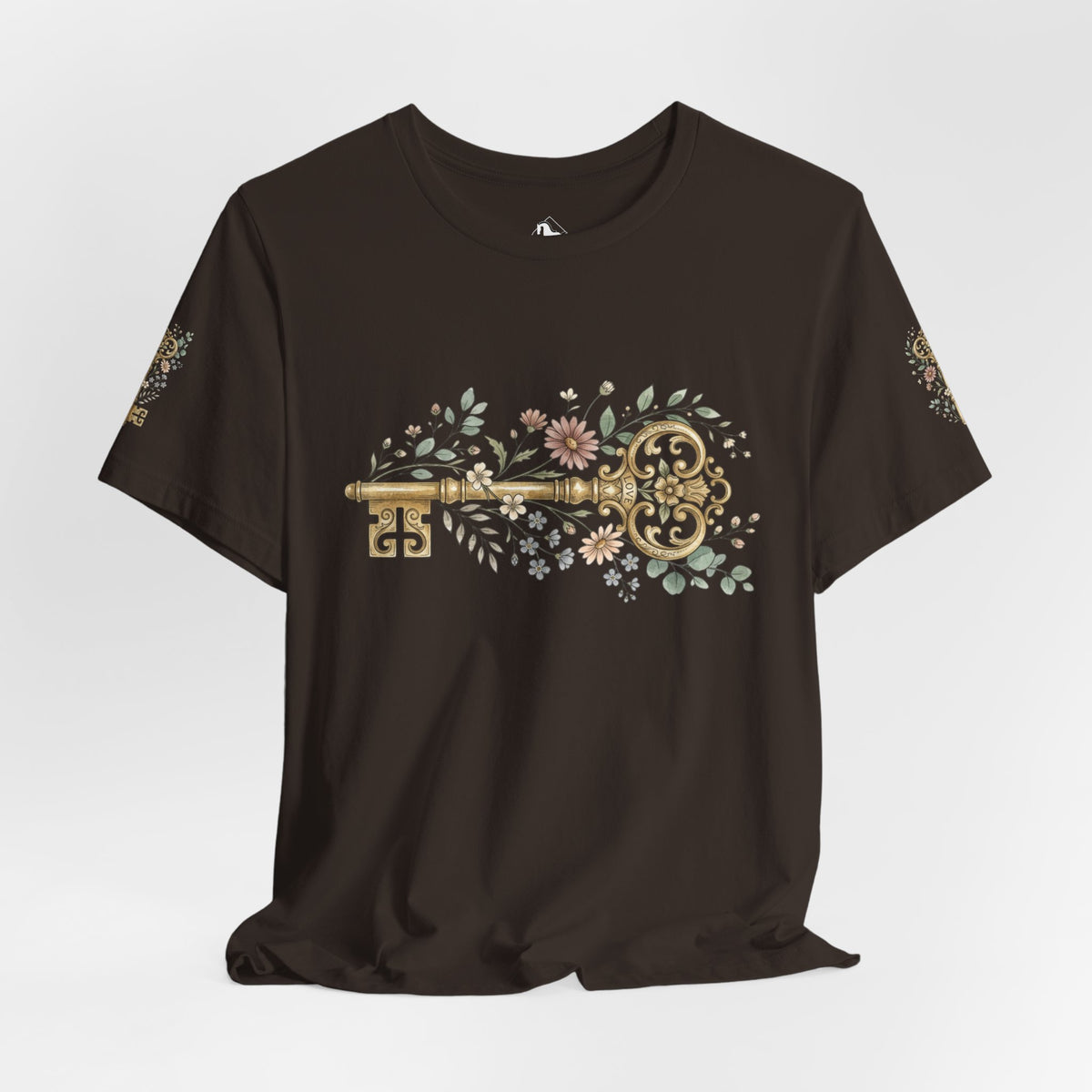 Vintage Floral Key T-Shirt