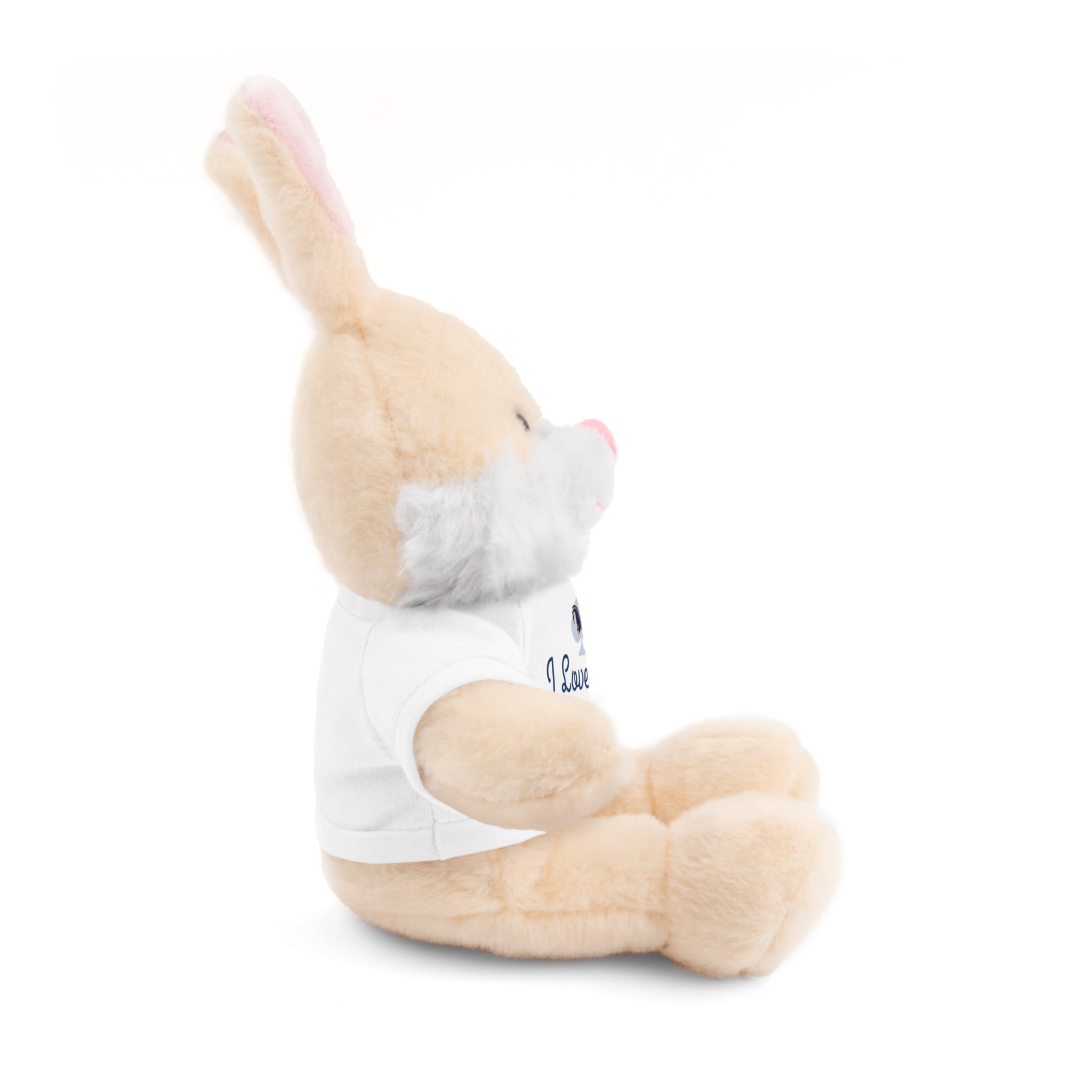 Personalized Teddy Bear with "I Love You" Tee