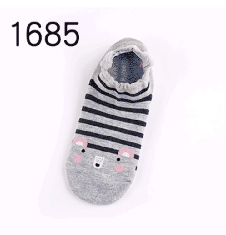 Cute Animals Cotton Short Socks Socks