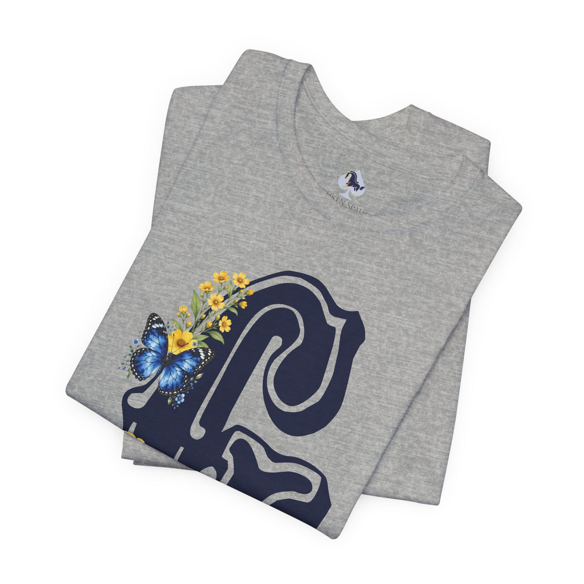Floral Letter G Monogram T-Shirt