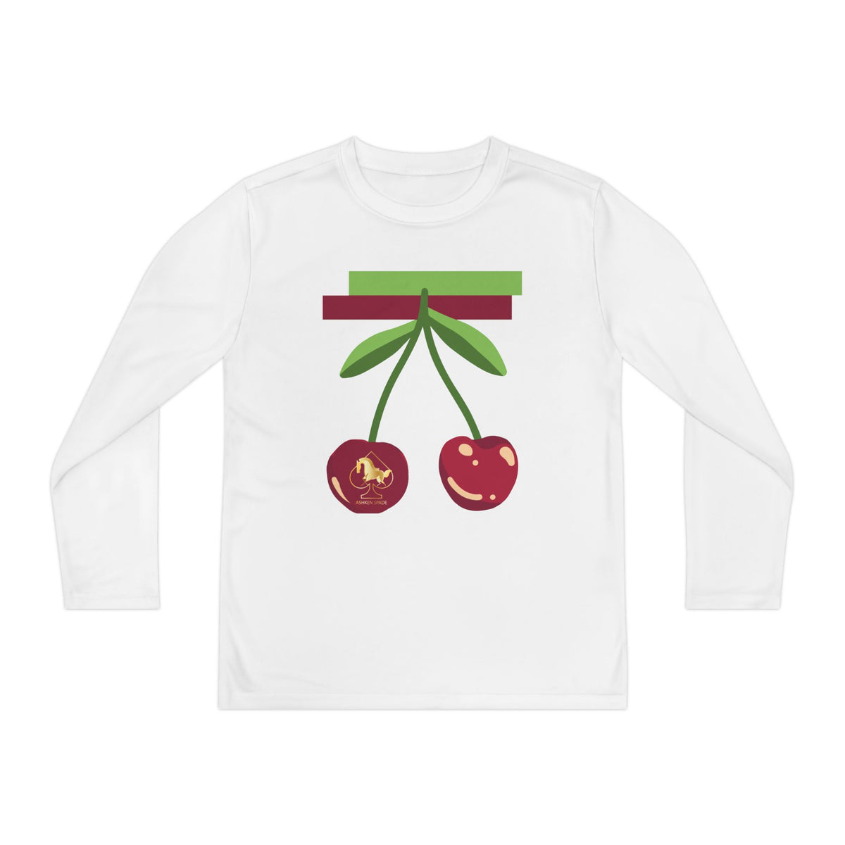 Red Cherry Youth Long Sleeve Tee