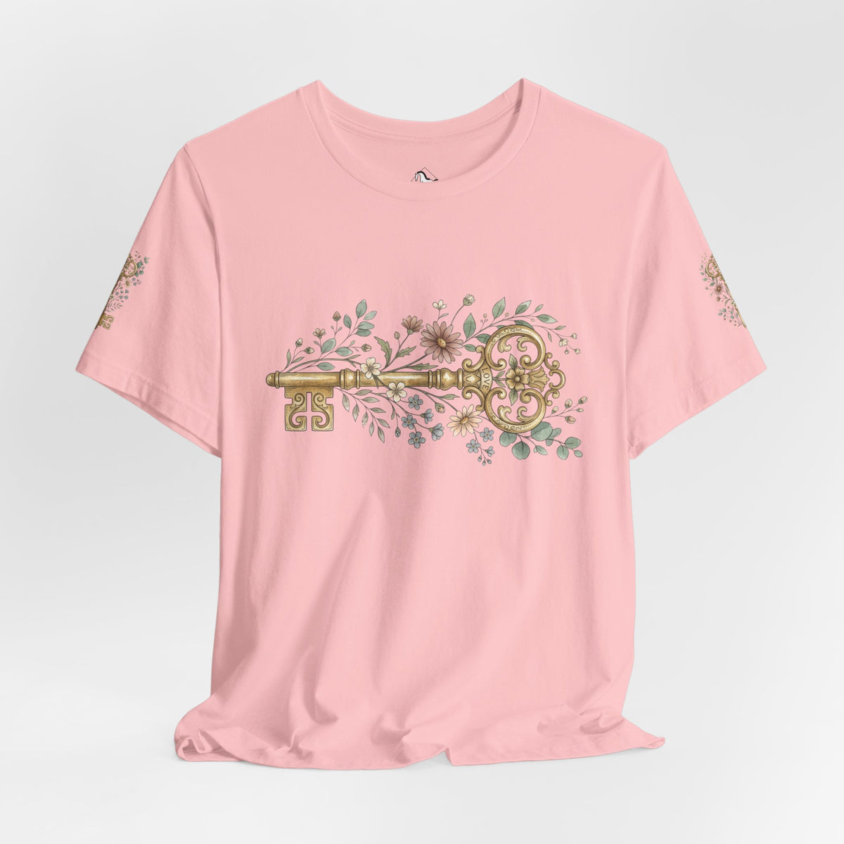 Vintage Floral Key T-Shirt