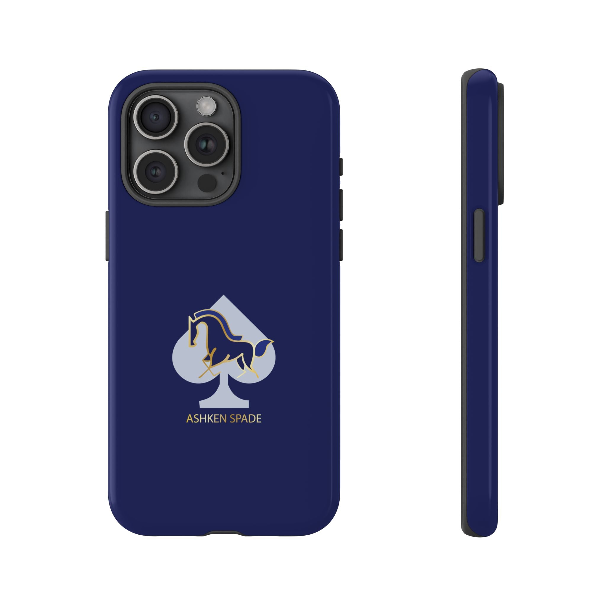 Navy Blue Ashken Spade Logo Phone Case