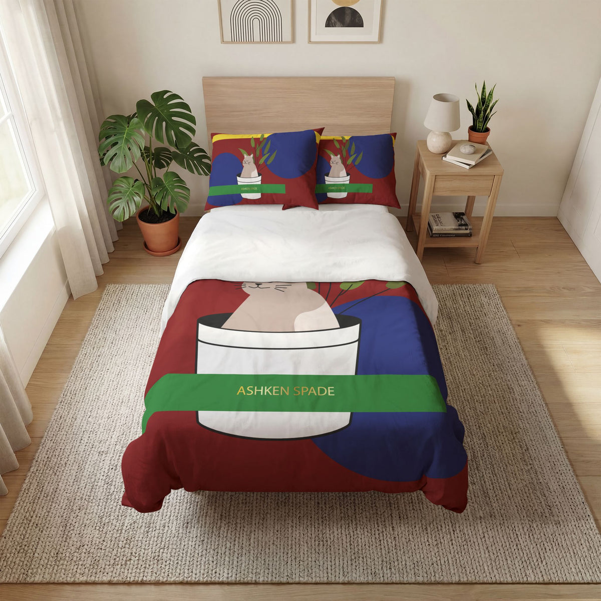 Cat Plant Duvet Cover & Pillowcases