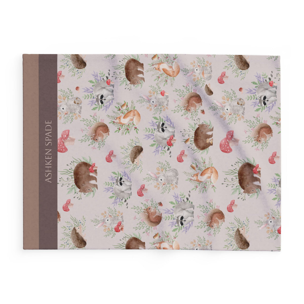Woodland Critter Fleece Blanket