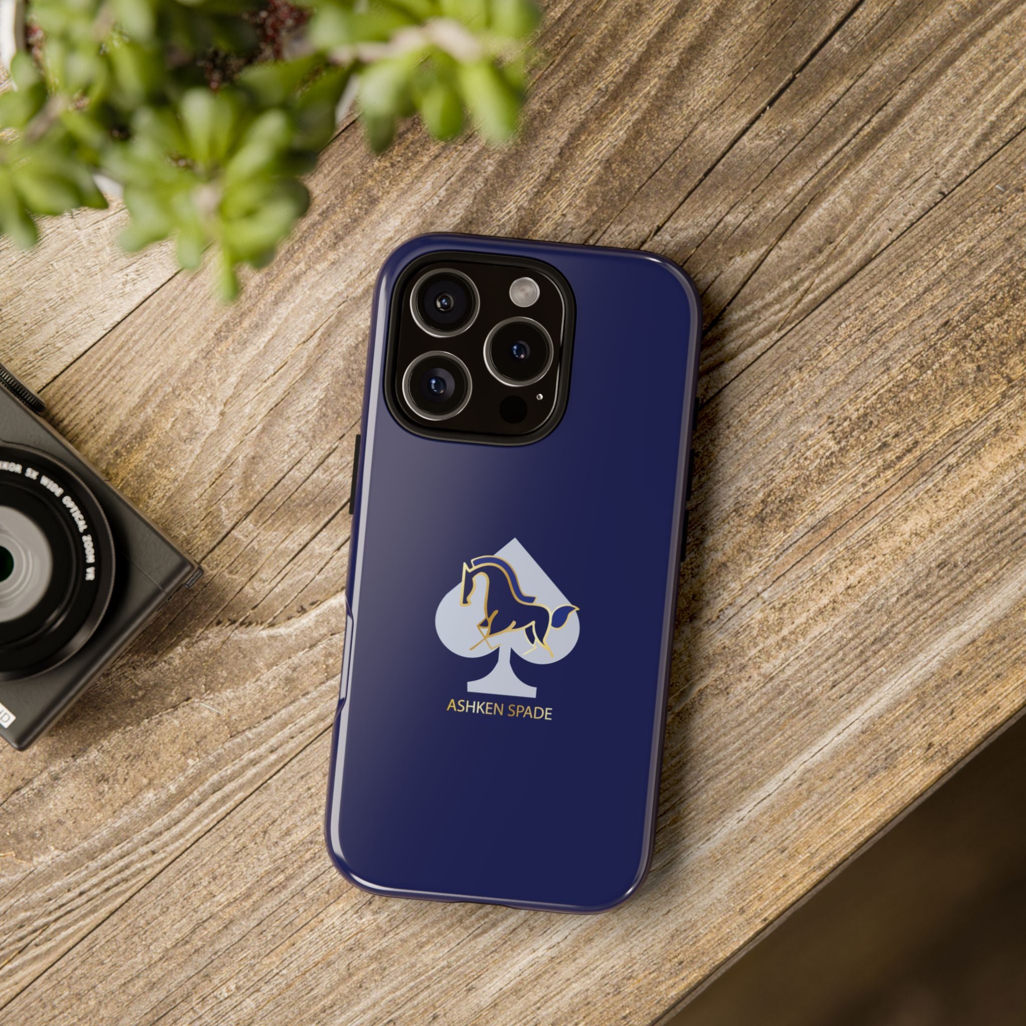 Navy Blue Ashken Spade Logo Phone Case