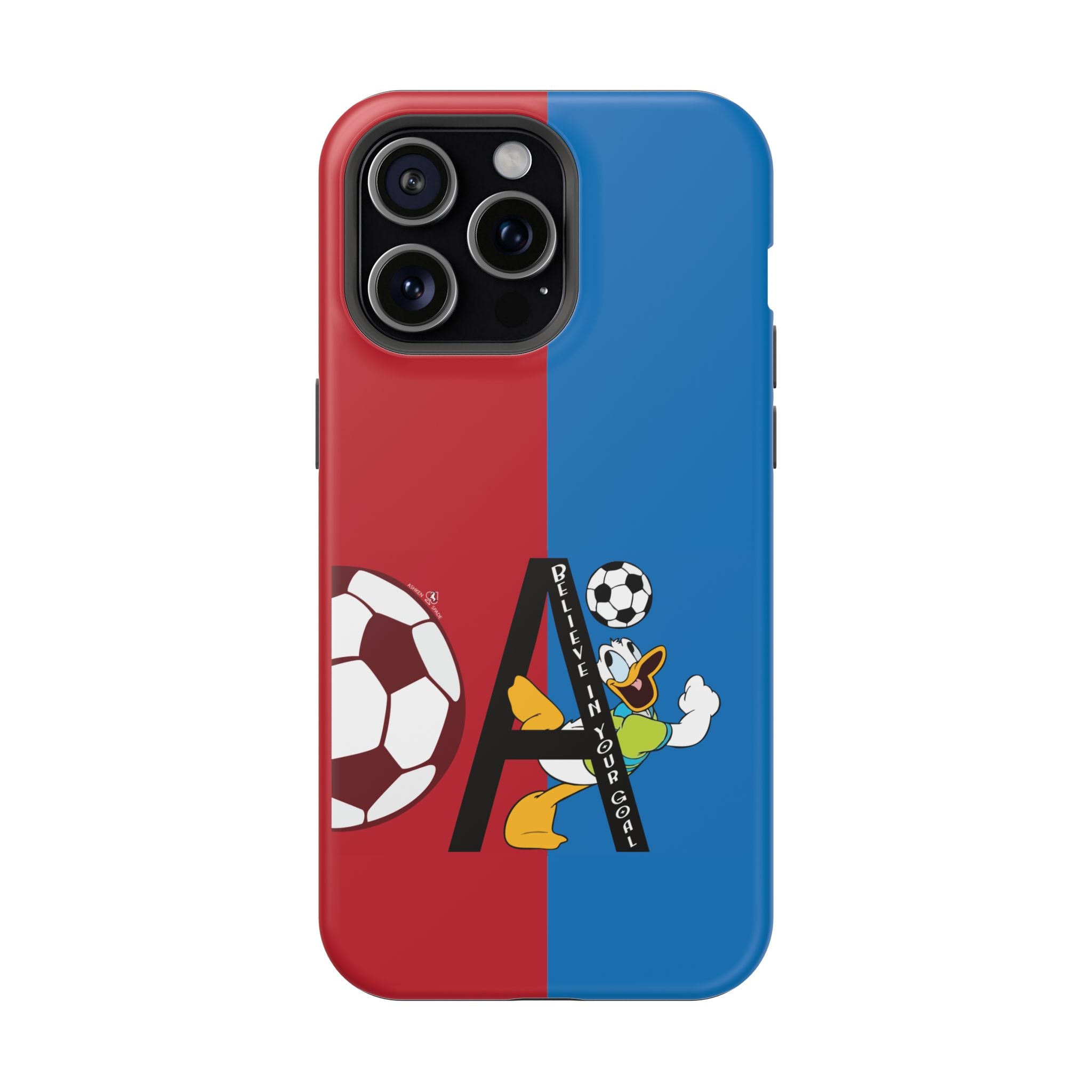 Soccer Initial A Magnetic Impact-Resistant Phone Case