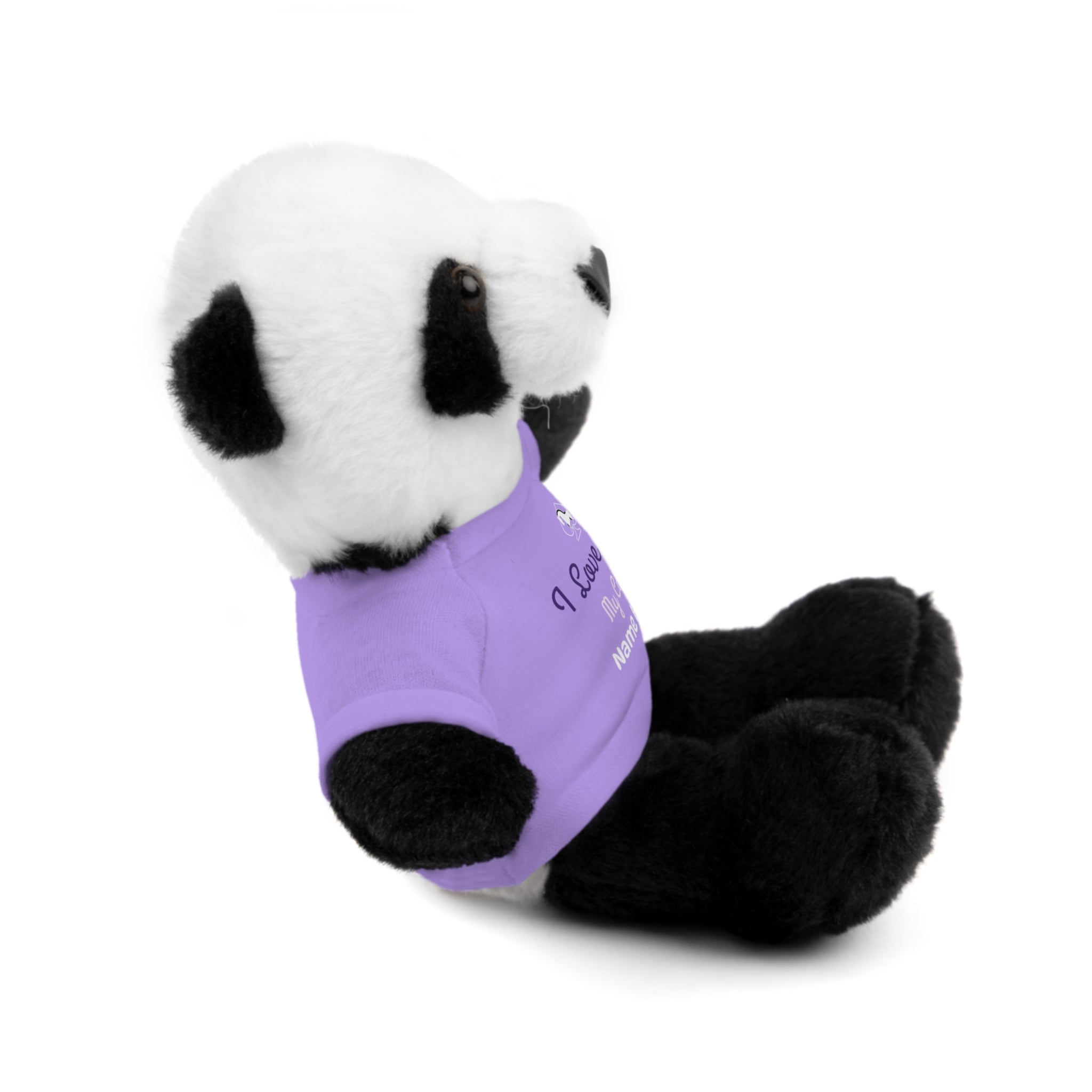 Personalized Teddy Bear with "I Love You" Tee