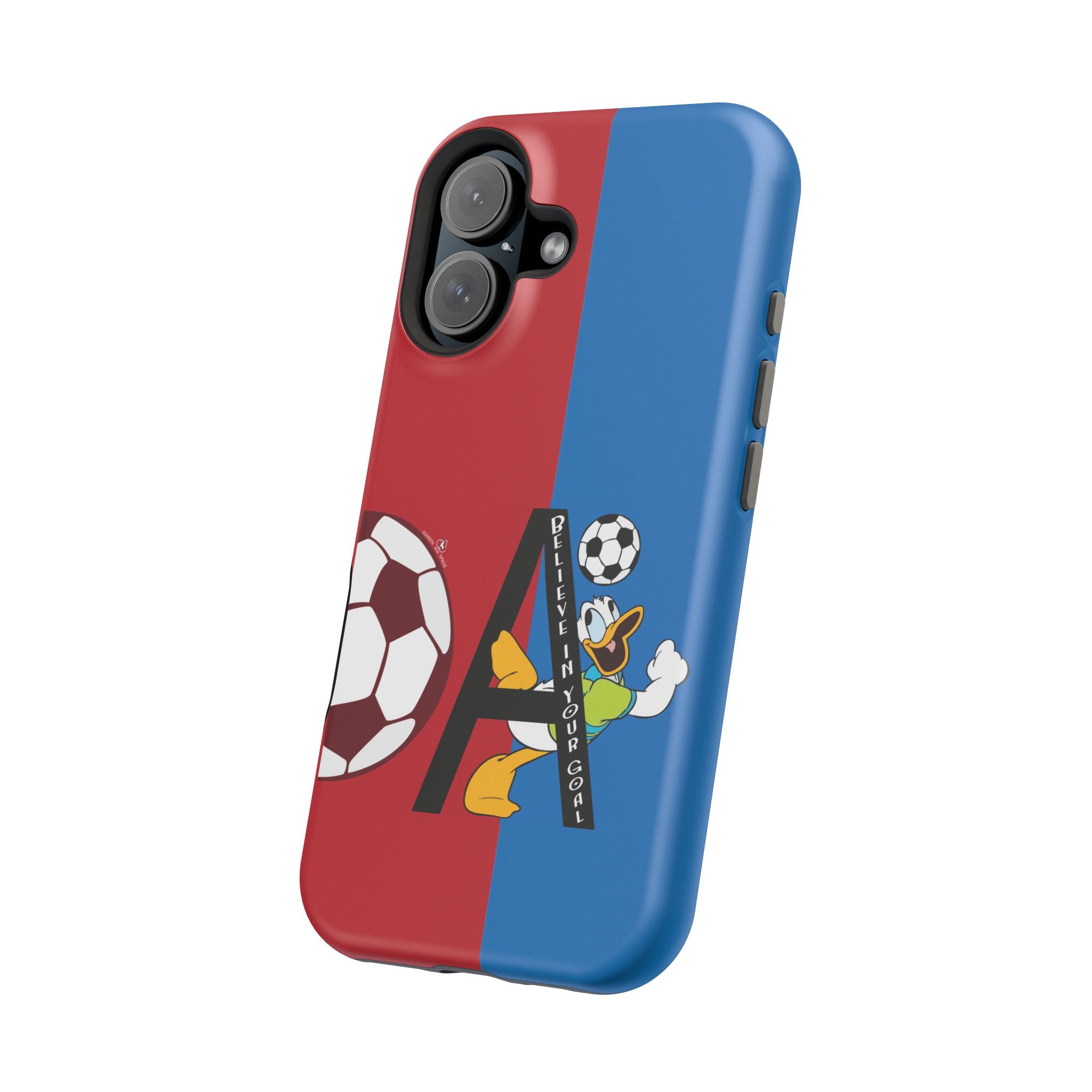 Soccer Initial A Magnetic Impact-Resistant Phone Case