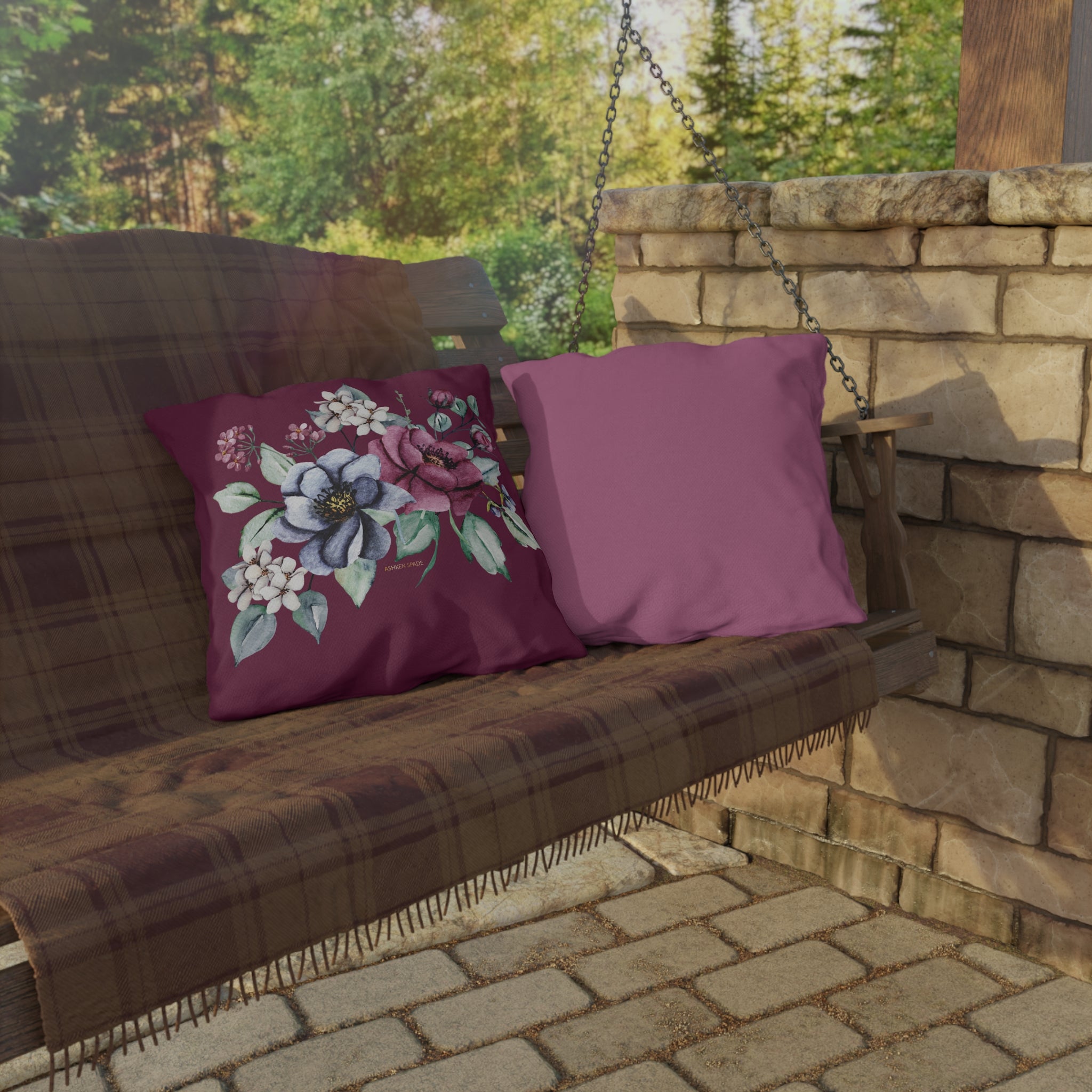 Copy of Red & Cushion green cushion