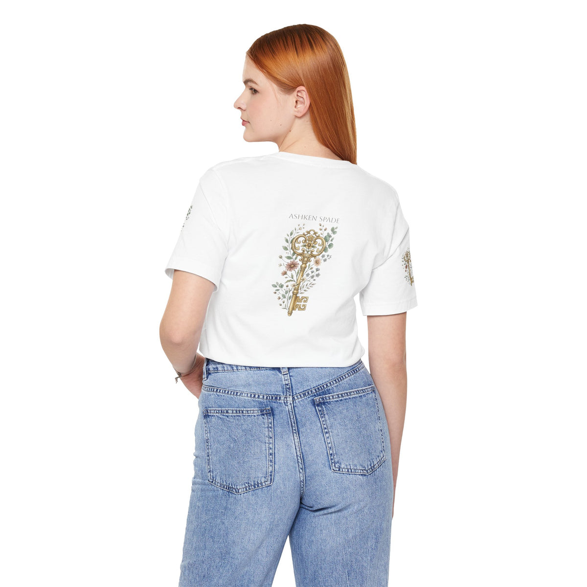 Vintage Floral Key T-Shirt