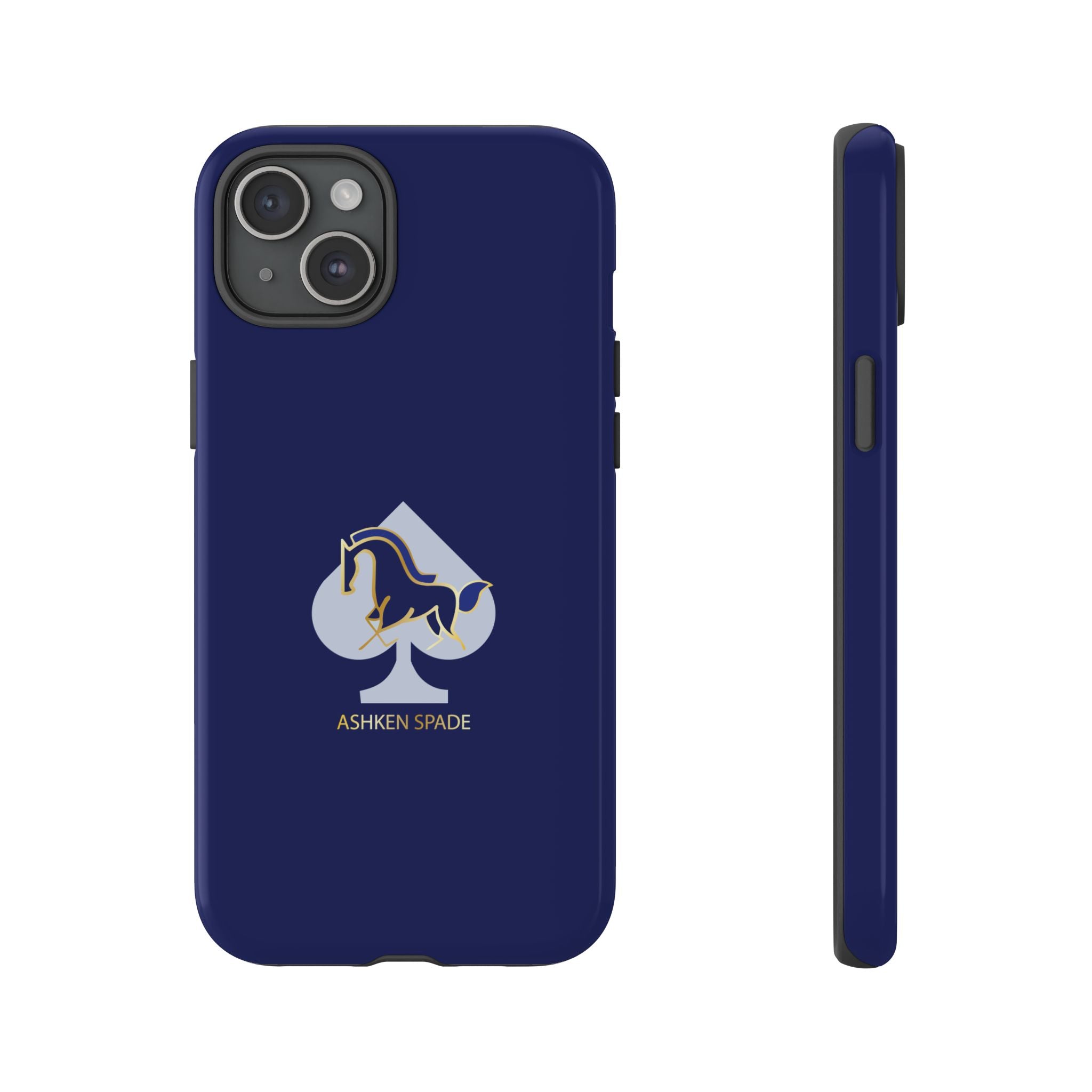 Navy Blue Ashken Spade Logo Phone Case