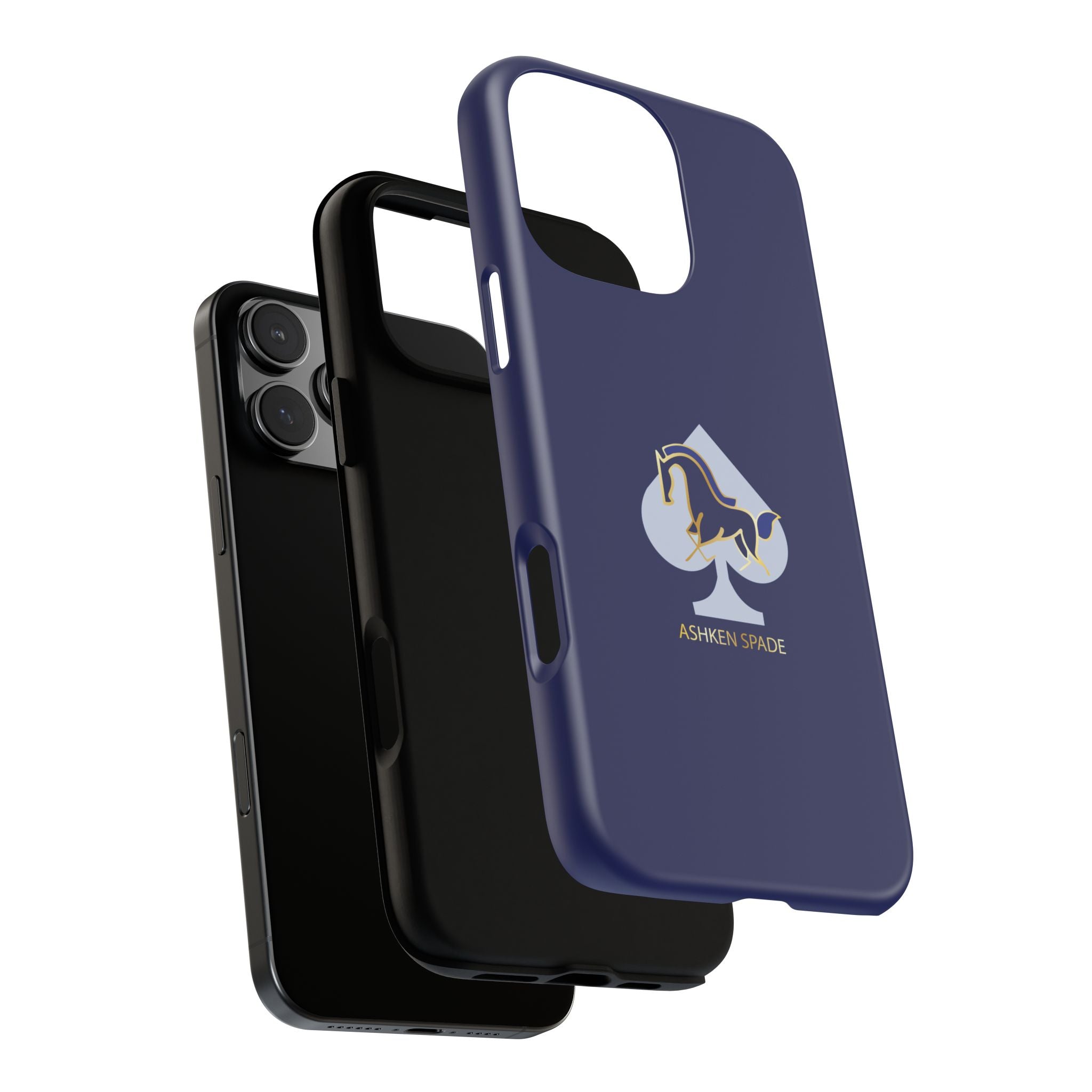 Navy Blue Ashken Spade Logo Phone Case