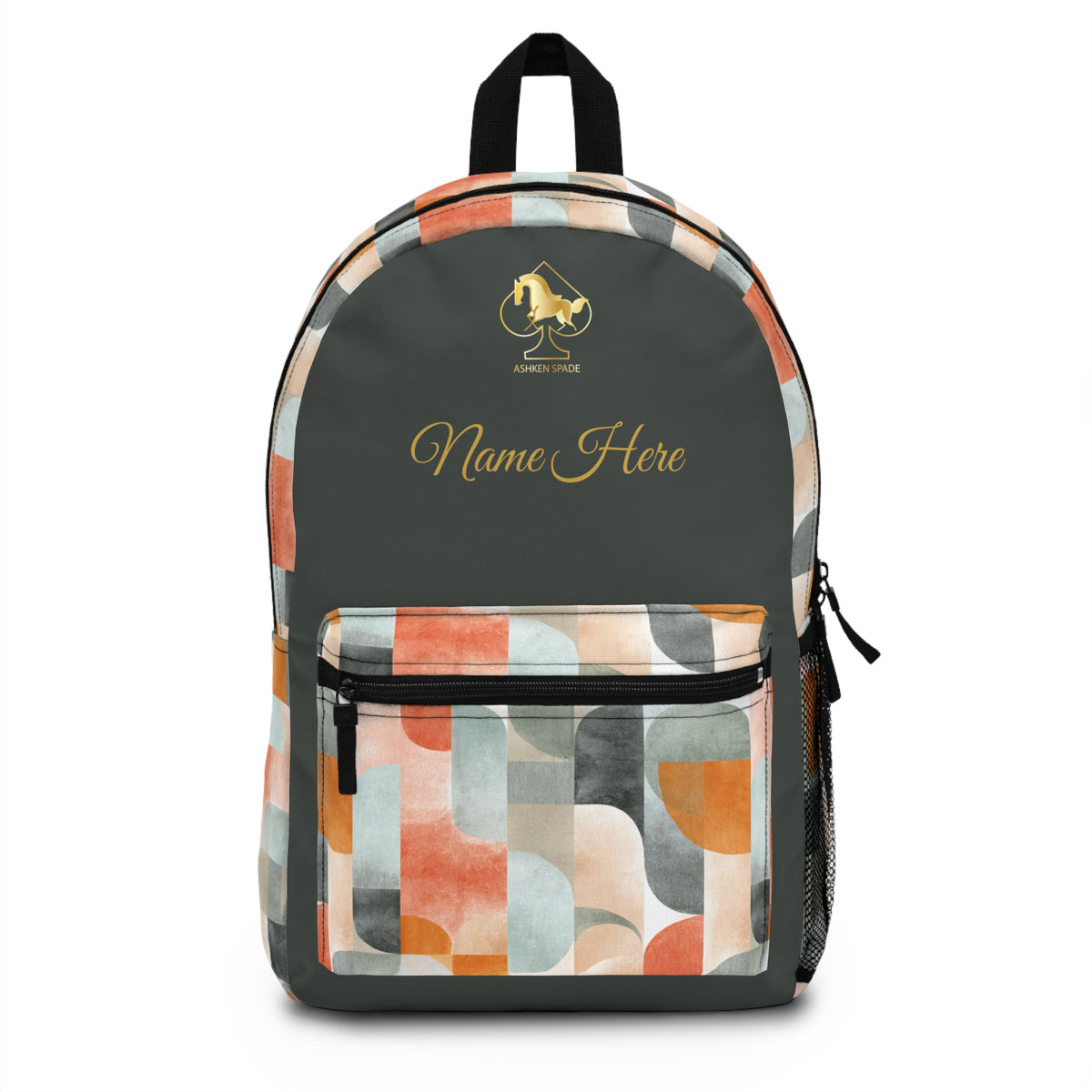 Retro Abstract Design Backpack