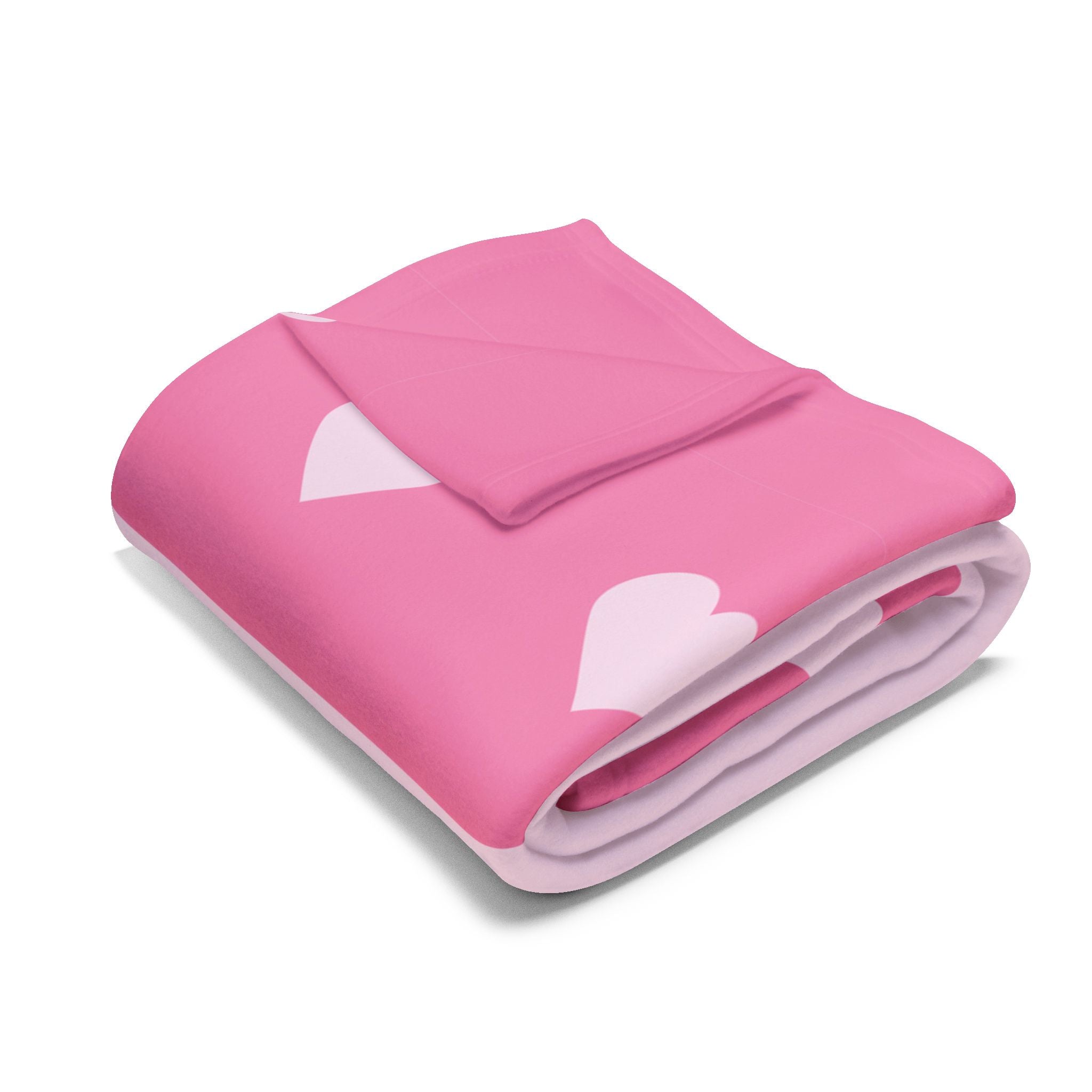Bear FamilyPink Fleece Blanket