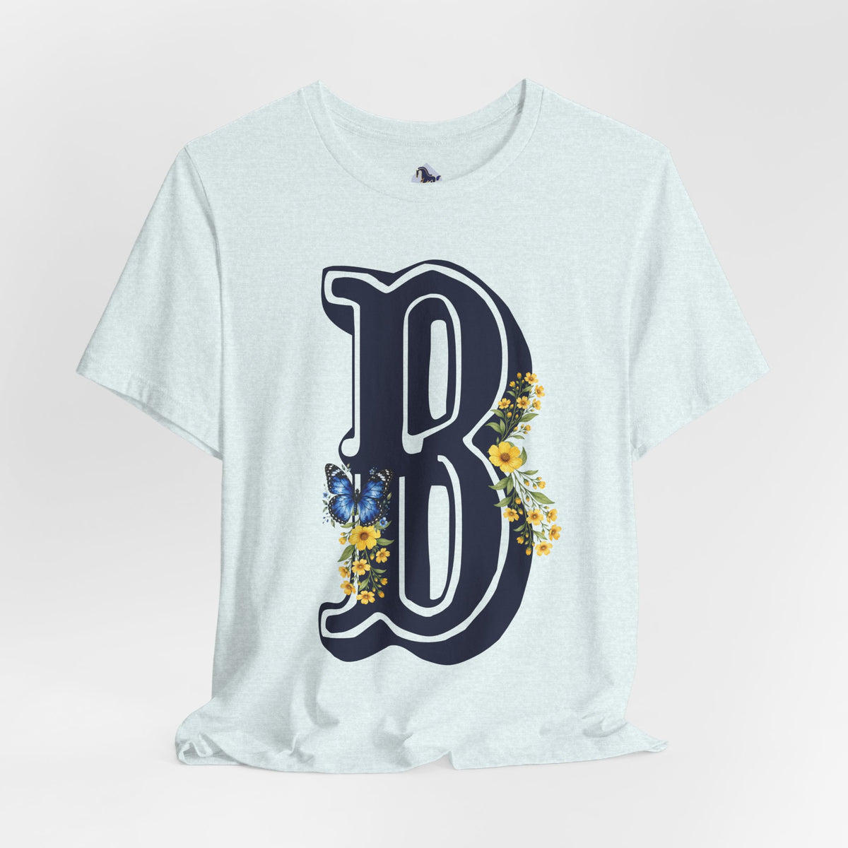 Floral Letter B Monogram T-Shirt