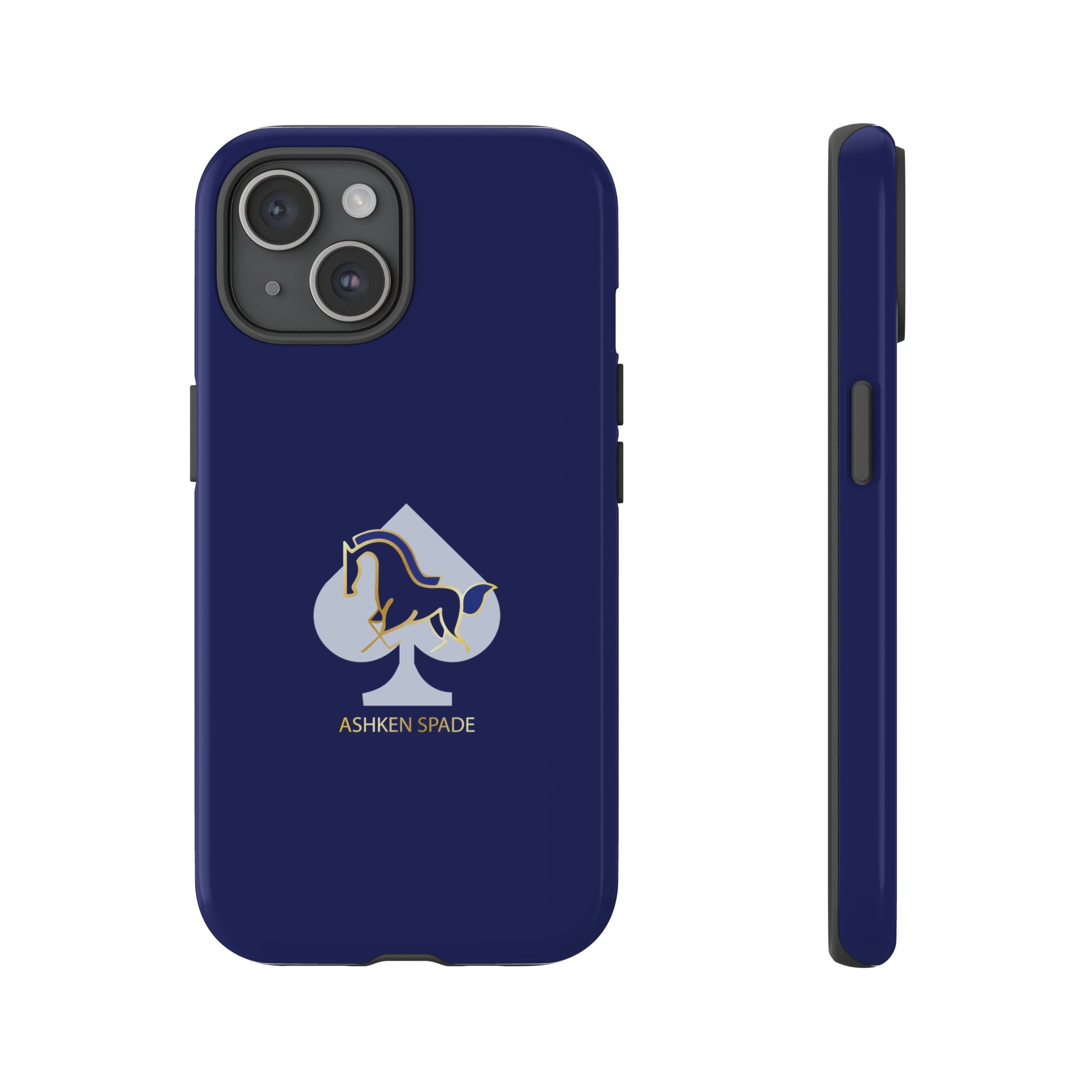 Navy Blue Ashken Spade Logo Phone Case