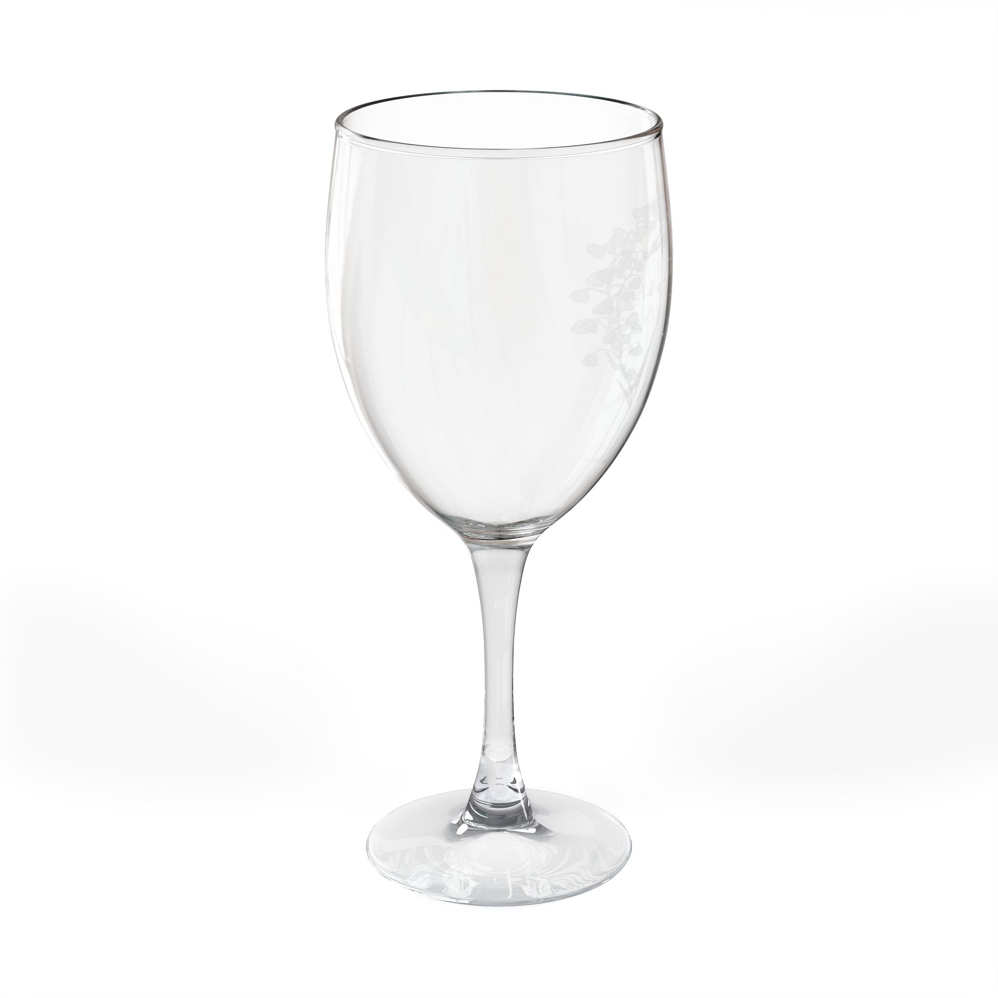 Blossom Engraved Glass  10.5oz Glass