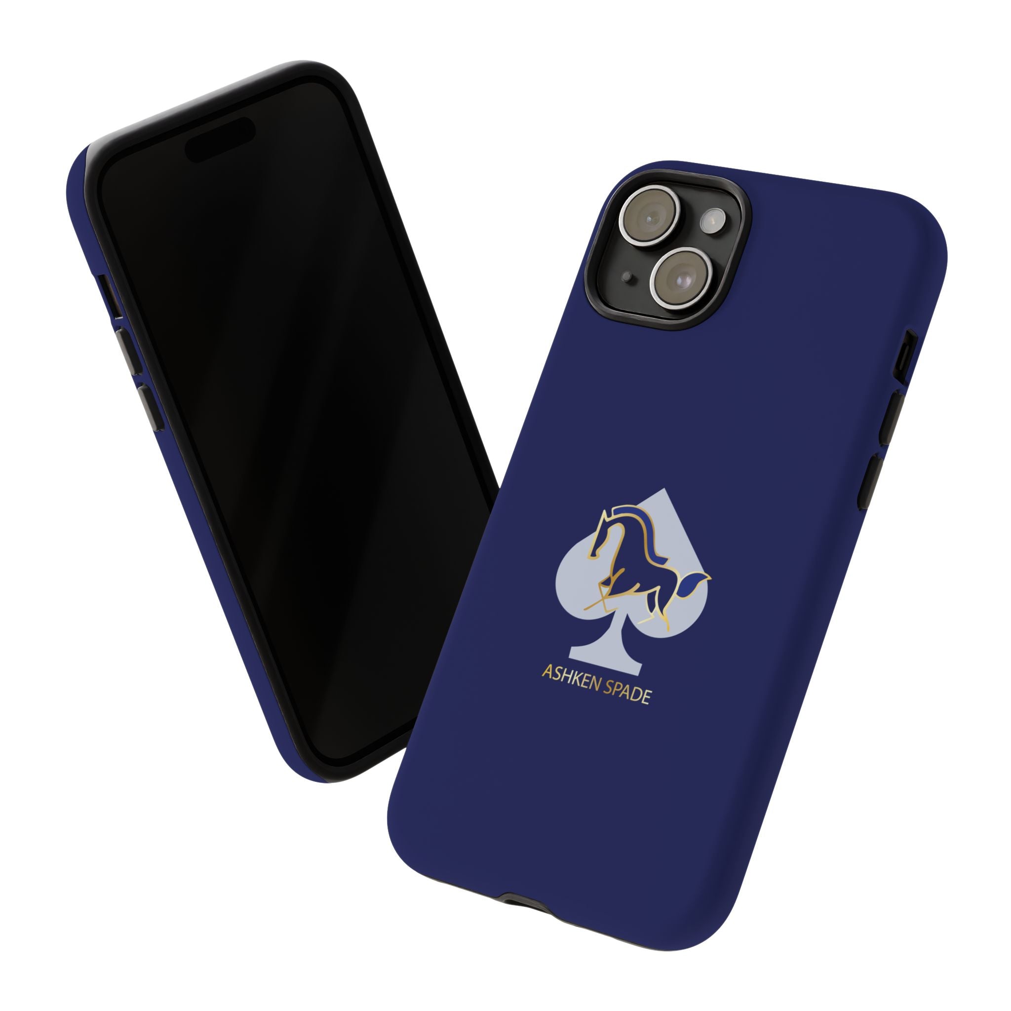 Navy Blue Ashken Spade Logo Phone Case