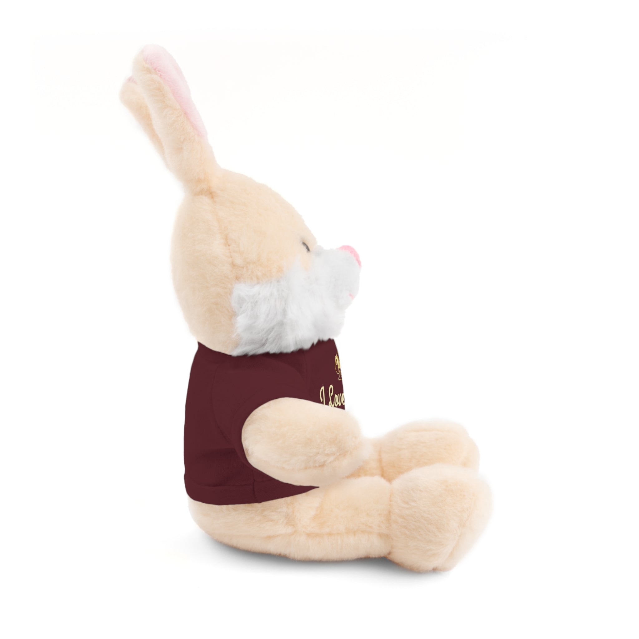 Personalized Teddy Bear with "I Love You" Tee