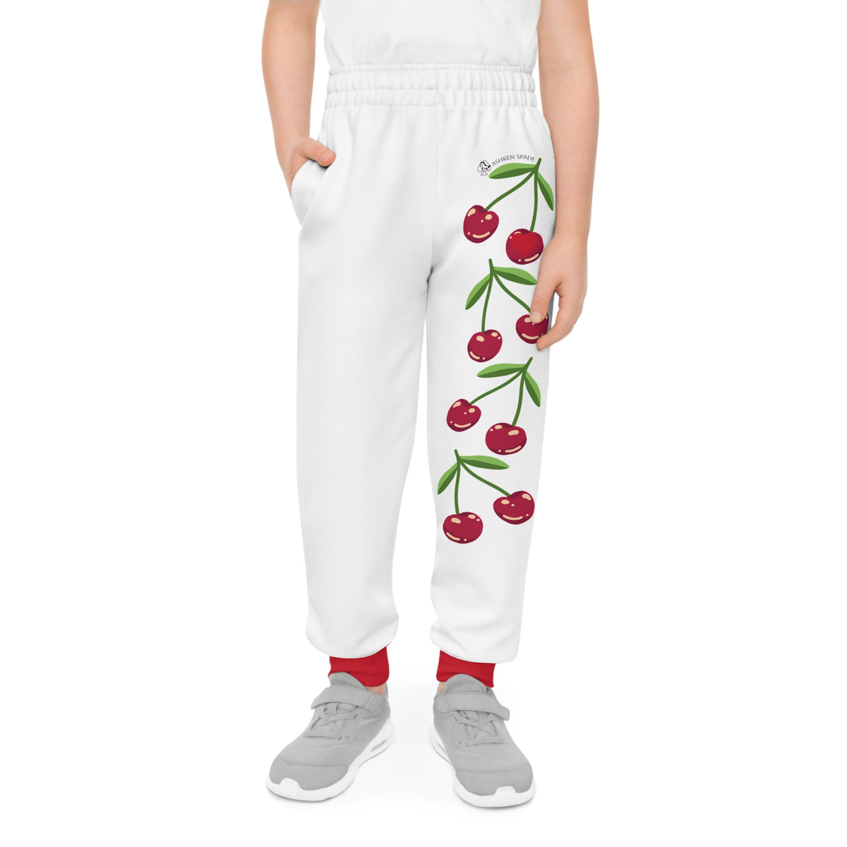 Kids Cherry Print Joggers